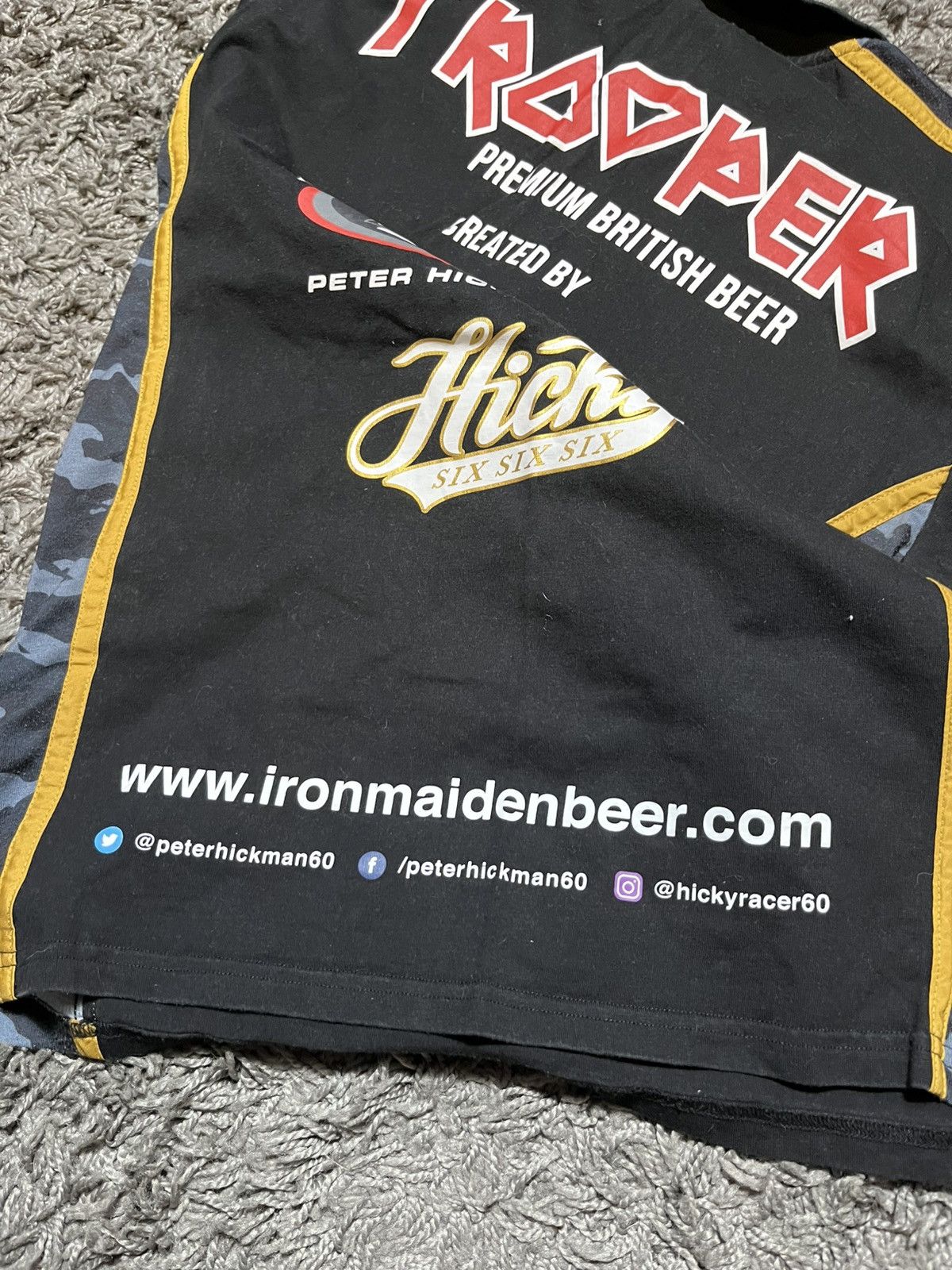 Iron Maiden IRON MAIDEN 666 TROOPER RACING COTTON POLO T-SHIRT Size US L / EU 52-54 / 3 - 5 Thumbnail
