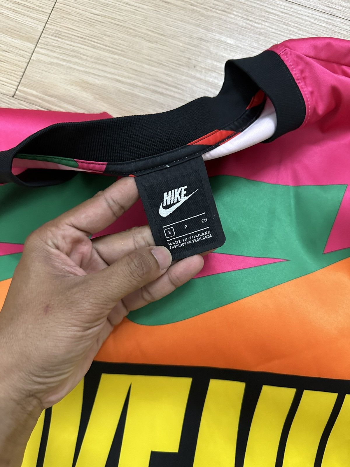 Beauty Beast × Nike × Vintage Rare Beautiful Nike NSW Retro Spell Out AOP Jersey Size US S / EU 44-46 / 1 - 8 Thumbnail