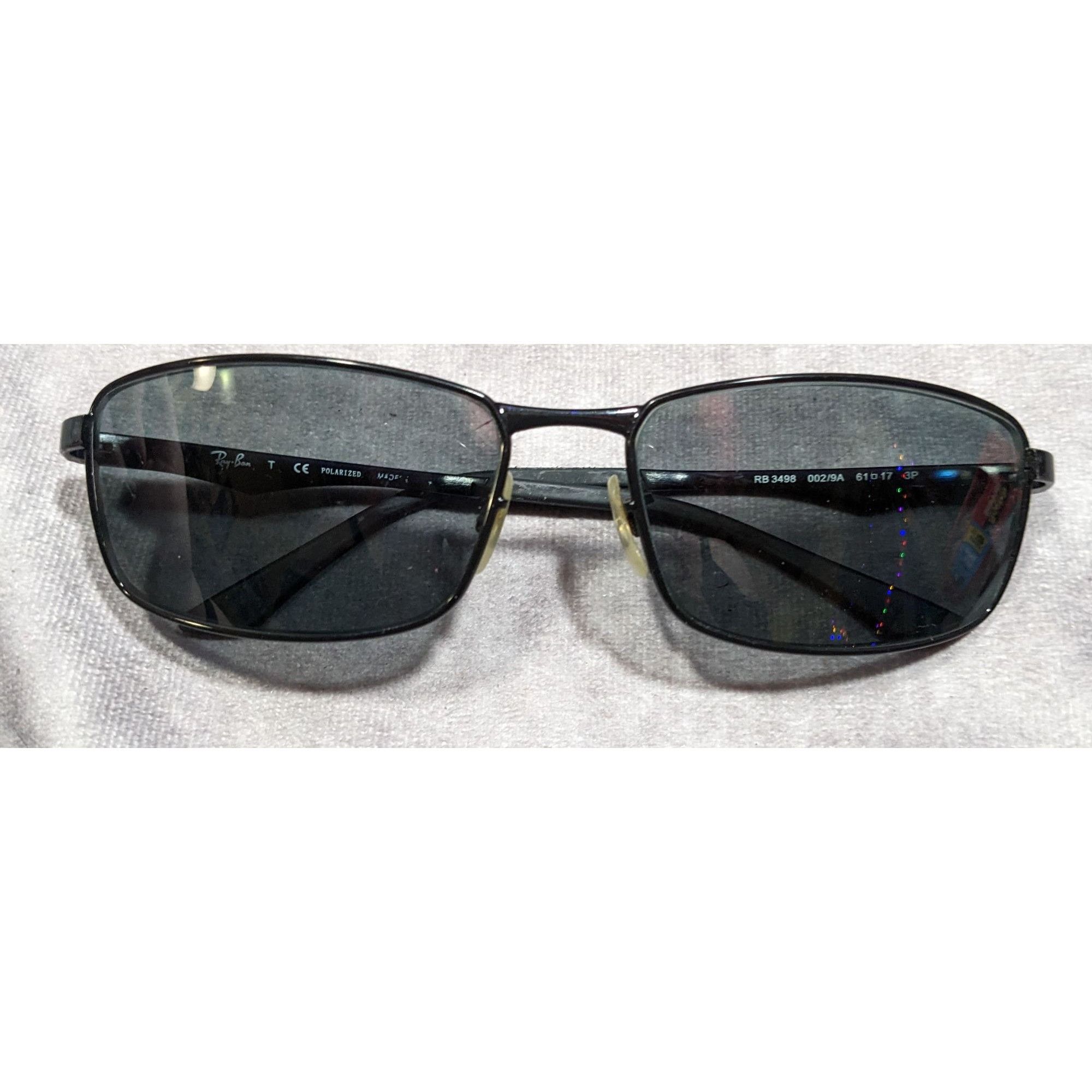 RayBan RayBan RB3498 Black Sunglasses FRAMES ONLY Size ONE SIZE - 3 Thumbnail