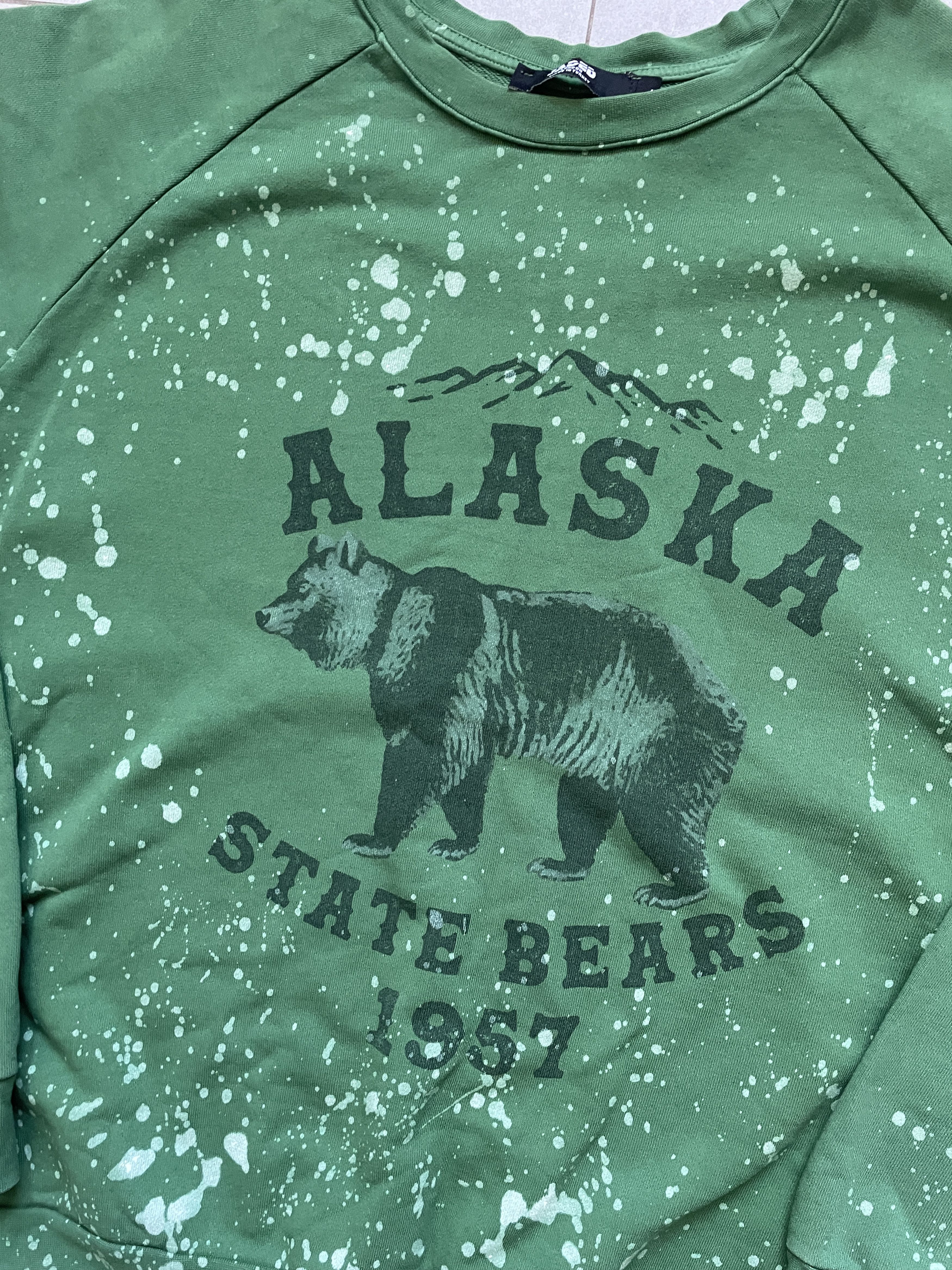 Jaded London JADED LONDON SPLATTER BOXY GREEN ALASKA VIRGINIA CREEPER Size US M / EU 48-50 / 2 - 2 Thumbnail