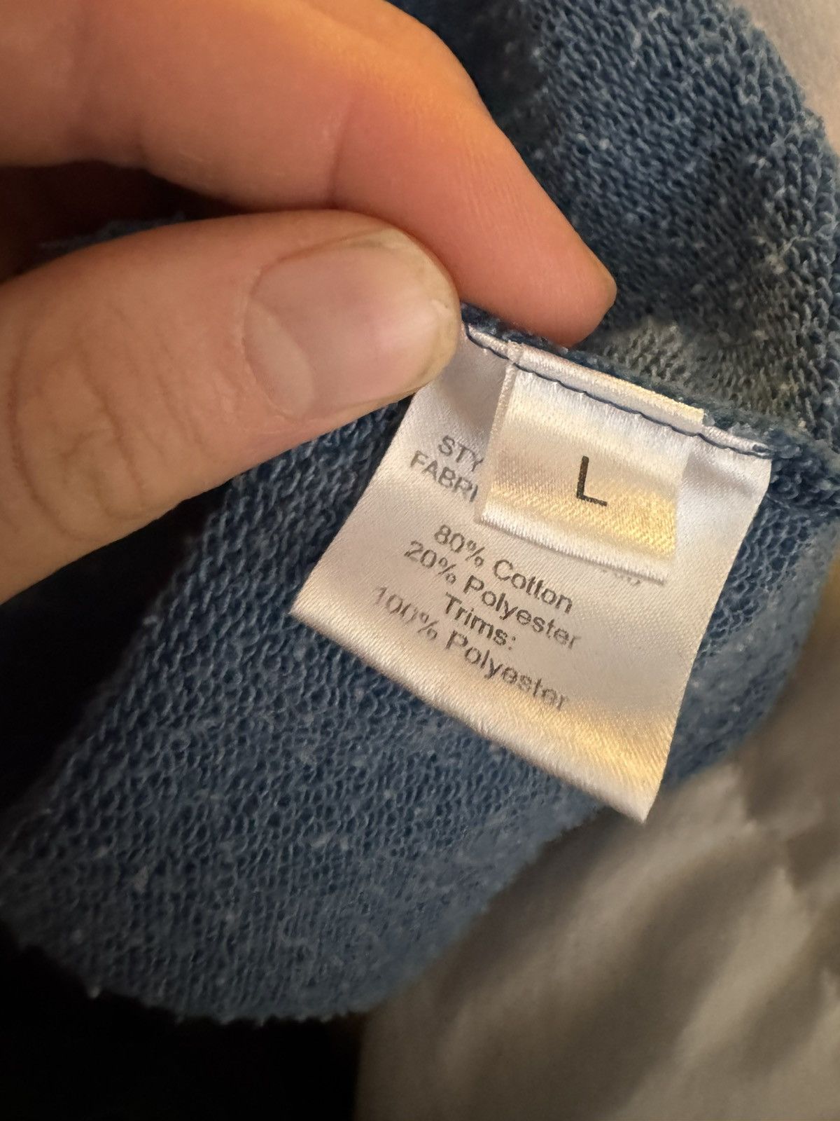 Greg Lauren Distressed Loopback Cotton-Jersey/Denim Hoodie Size US M / EU 48-50 / 2 - 13 Thumbnail