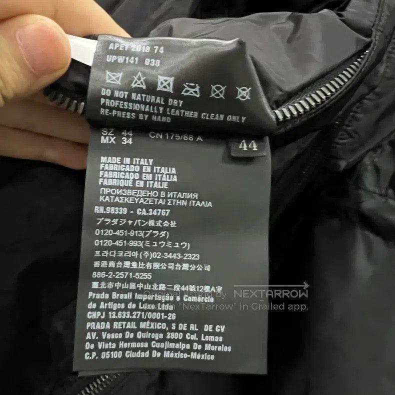 Prada Prada Dark blue triangle logo jacket Size US L / EU 52-54 / 3 - 4 Thumbnail