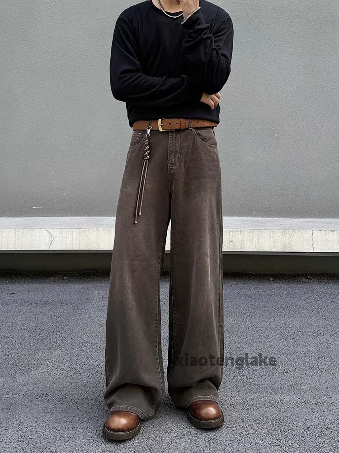 Jean × Vintage Unisex washed faded cleanfit yuppie y2k bootcut jeans Size US 32 / EU 48 - 4 Thumbnail