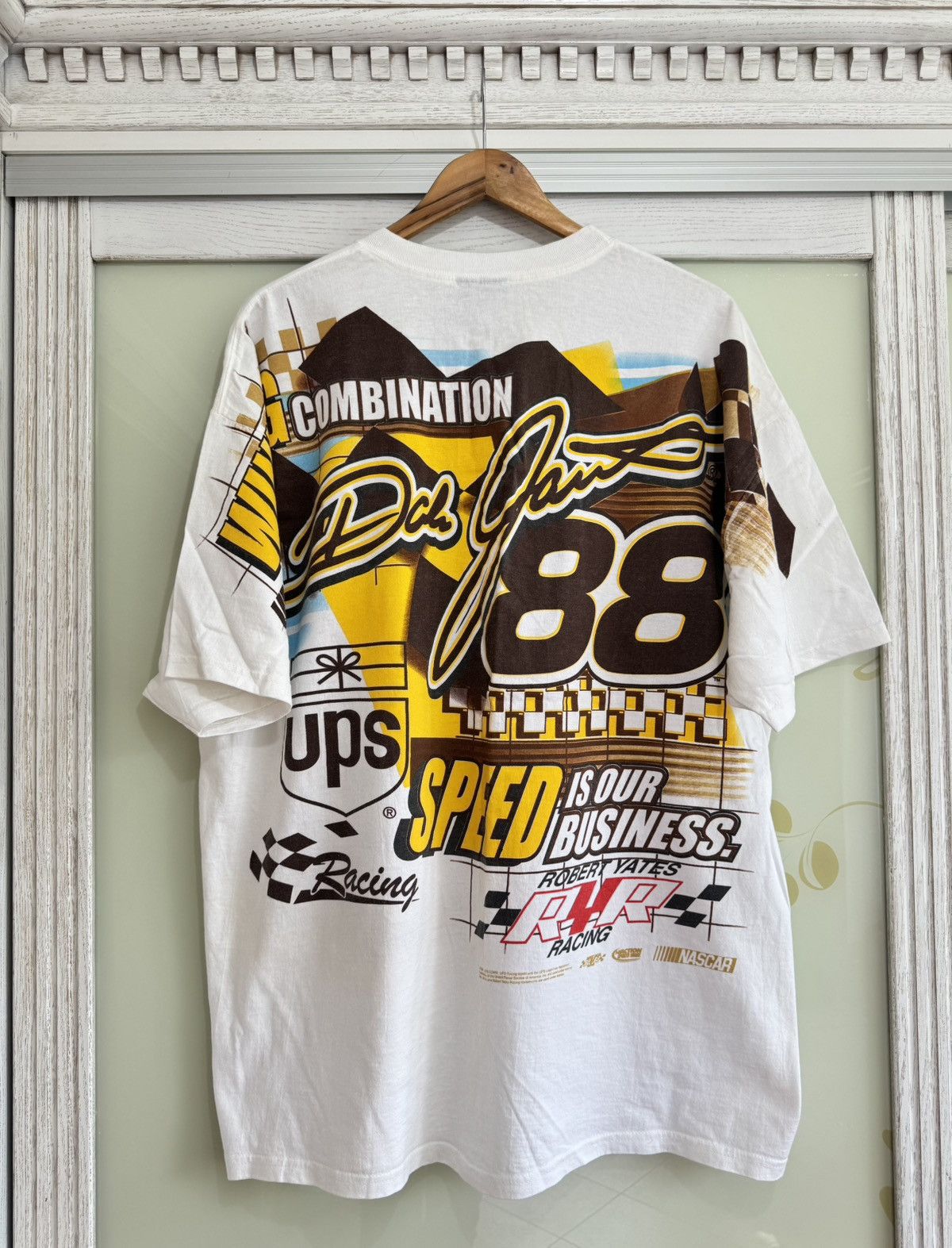 Chase Authentics × NASCAR × Vintage Vintage Nascar Dale Jarrett Tee Chase Authentic Racing Shirt Size US XL / EU 56 / 4 - 2 Thumbnail