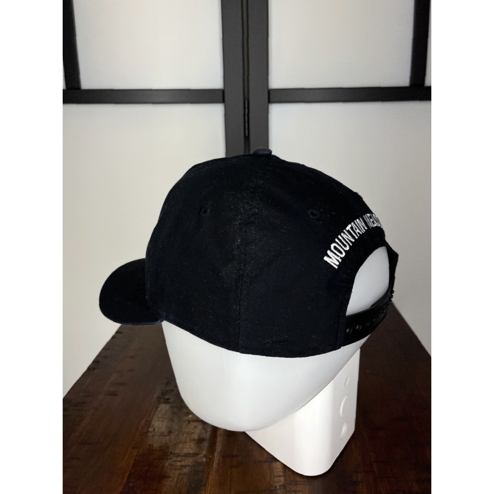 Vintage Pukka Inc. Hat Snap Back Adult One Size Black Embroidered 100% Cotton Solid Beach Outdoor Size ONE SIZE - 5 Thumbnail