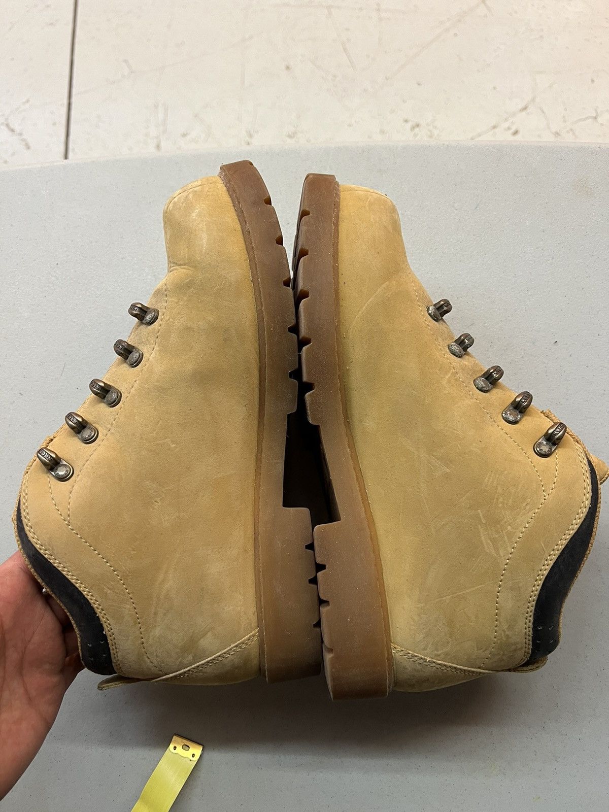Lugz × Vintage ***FINAL DROP***RARE 00s LUGZ DOUBLE SOLE WHEAT BOOT 8.5 Size US 8.5 / EU 41-42 - 11 Thumbnail