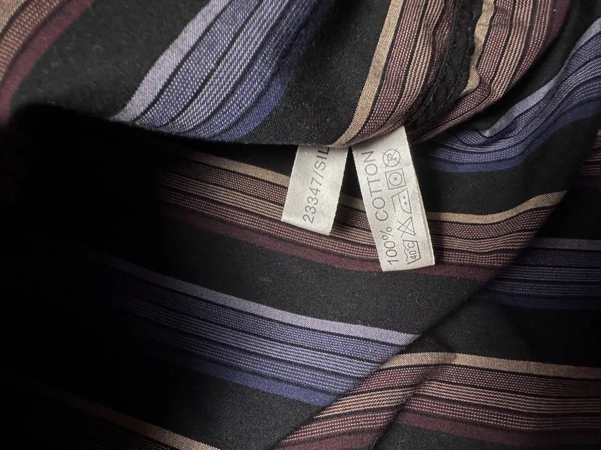 Yves Saint Laurent Vintage Yves Saint Laurent striped multicolour shirt logo L Size US L / EU 52-54 / 3 - 8 Thumbnail