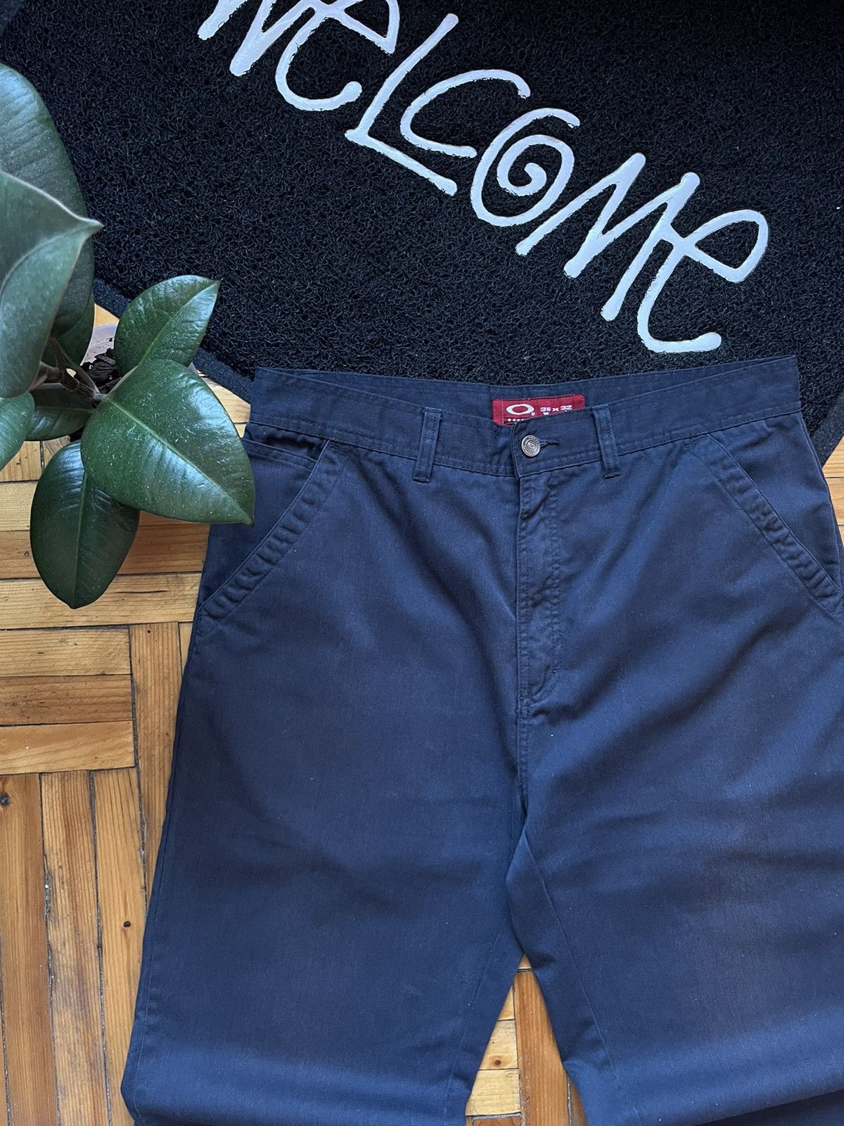 Oakley × Vintage Vintage Oakley 90's Mens Blue Archive Pants Size US 34 / EU 50 - 5 Thumbnail