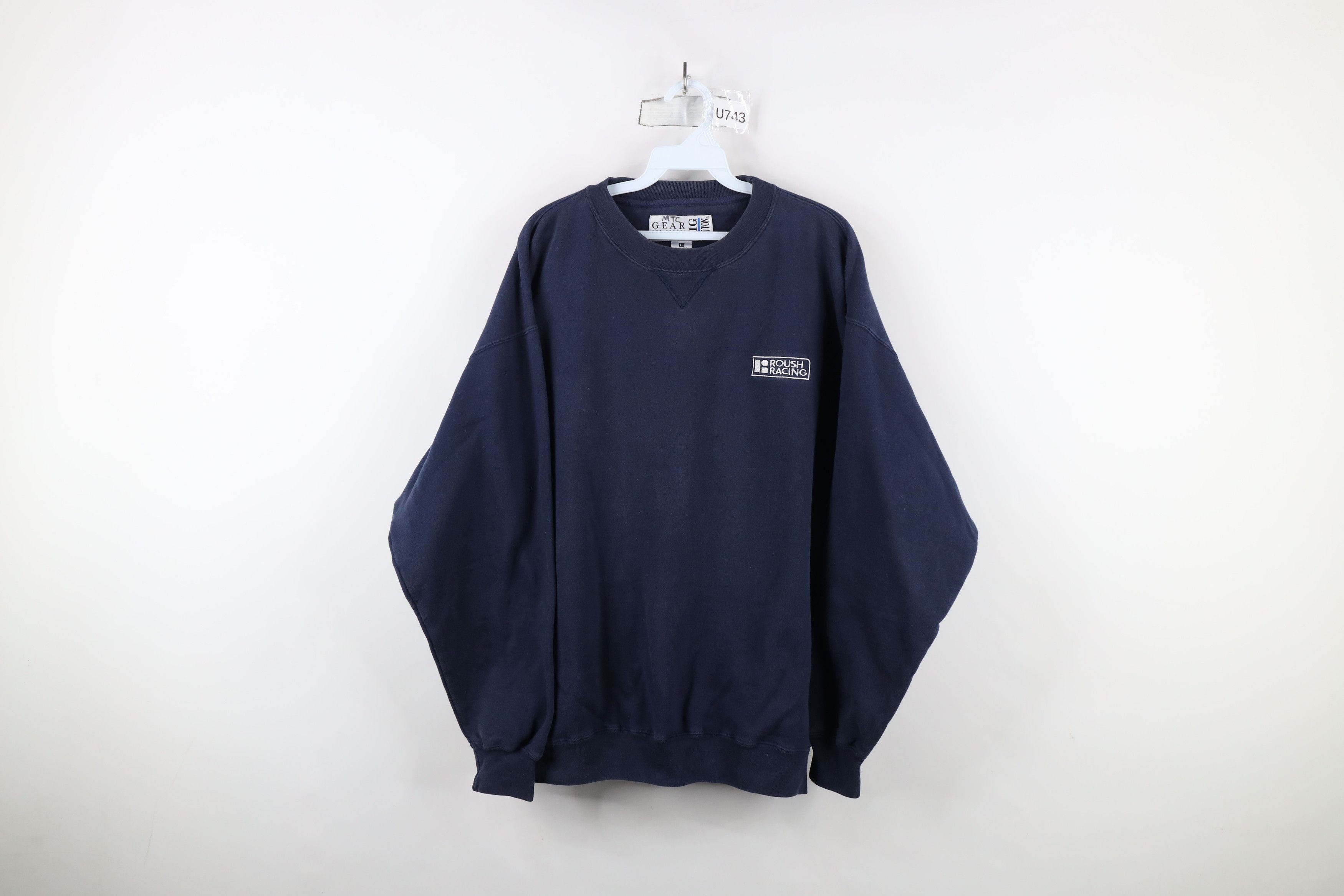 Vintage Vintage 90s Spell Out Roush Racing Crewneck Sweatshirt Size US L / EU 52-54 / 3 - 1 Thumbnail