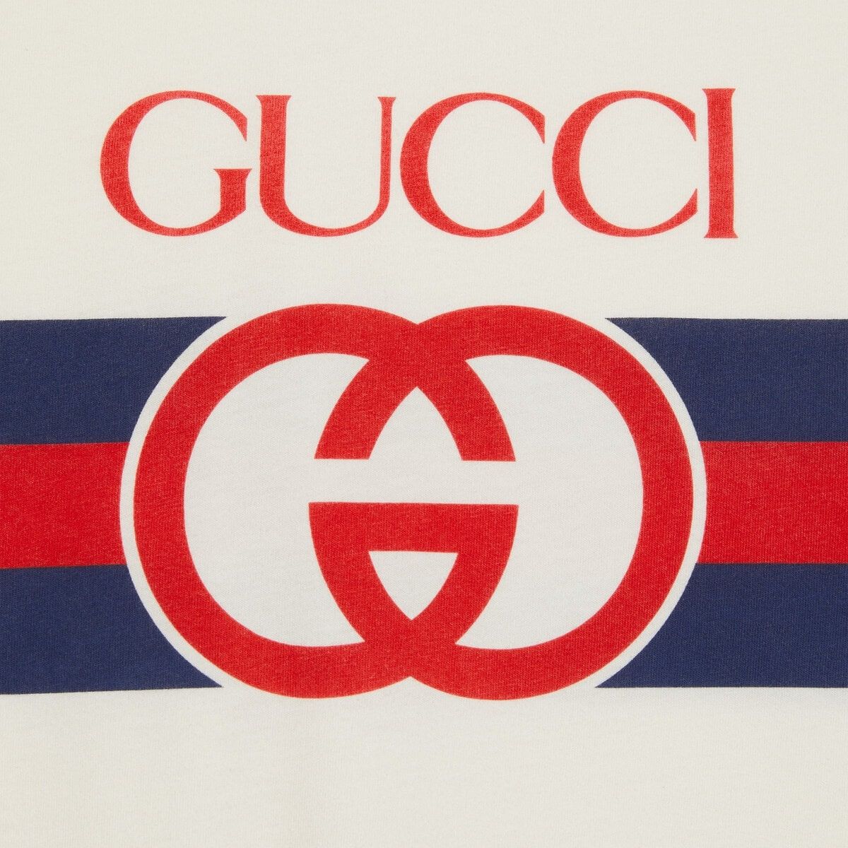 Gucci o1mt1gz0725 Interlocking G Cotton T-Shirt in White Size US XXL / EU 58 / 5 - 4 Thumbnail