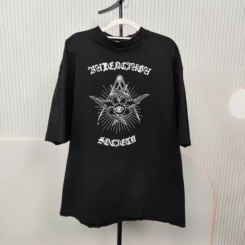 Balenciaga Balenciaga Short Sleeve Men's M Size Size US M / EU 48-50 / 2 - 1 Thumbnail