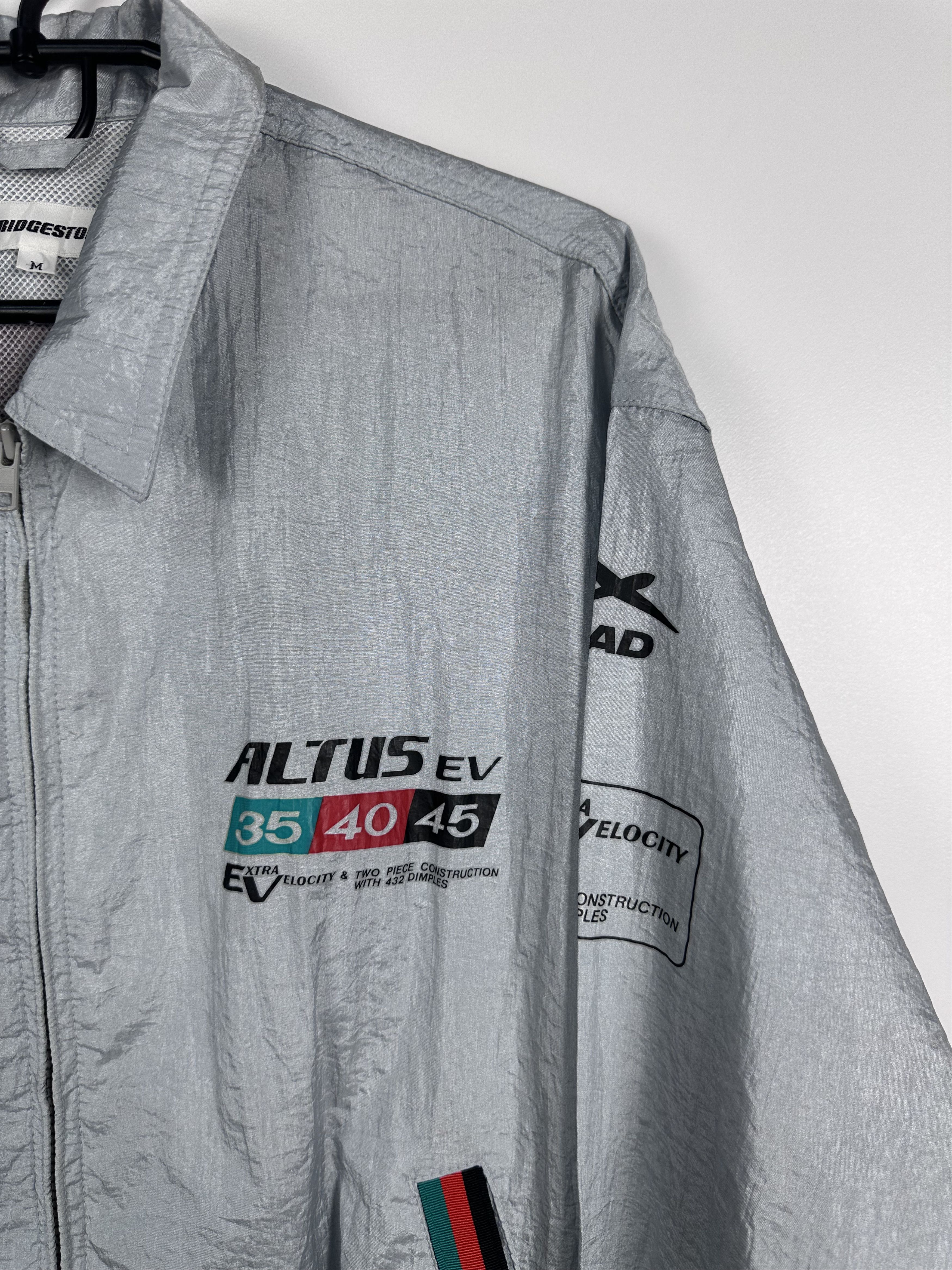 Vintage Vintage Bridgestone Altus Windbreaker Jacket Bridgestone Size US M / EU 48-50 / 2 - 2 Thumbnail