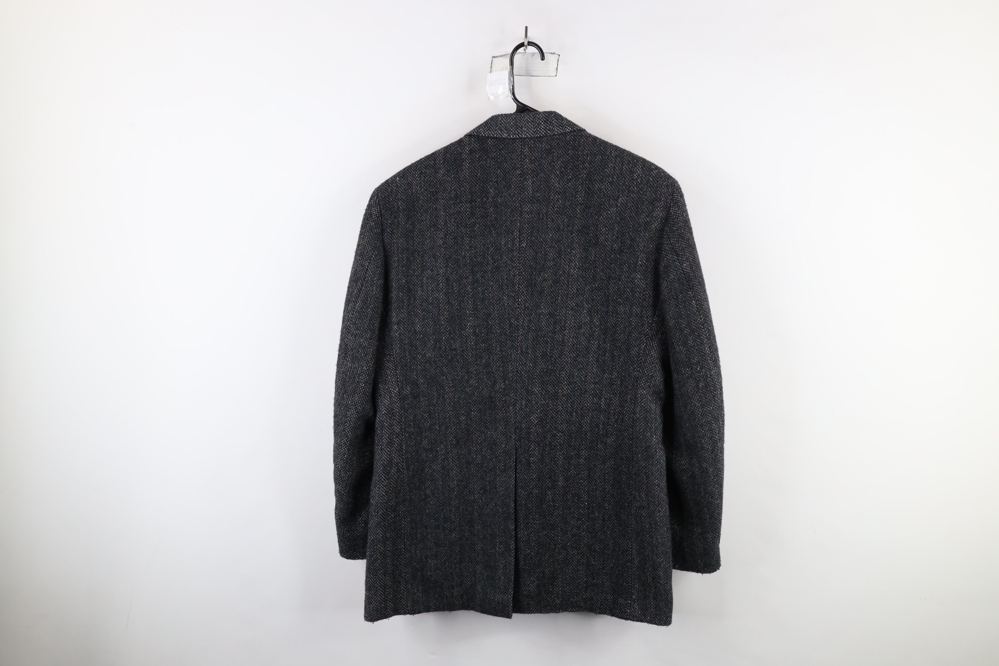 Vintage Vintage 90s Streetwear Wool Tweed Blazer Suit Jacket USA Size US XL / EU 56 / 4 - 14 Thumbnail