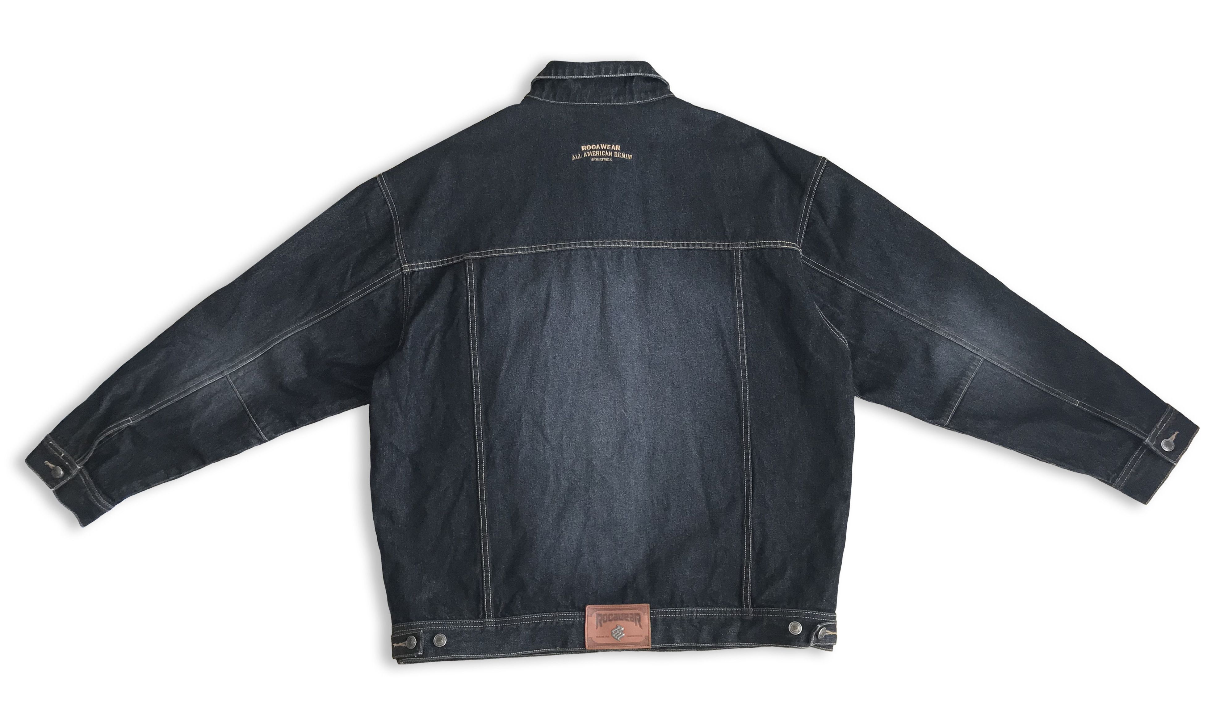 Rocawear Vintage 90s ROCAWEAR Jacket Denim Jeans Jay Z Rap SAMPLE Size US XL / EU 56 / 4 - 7 Thumbnail