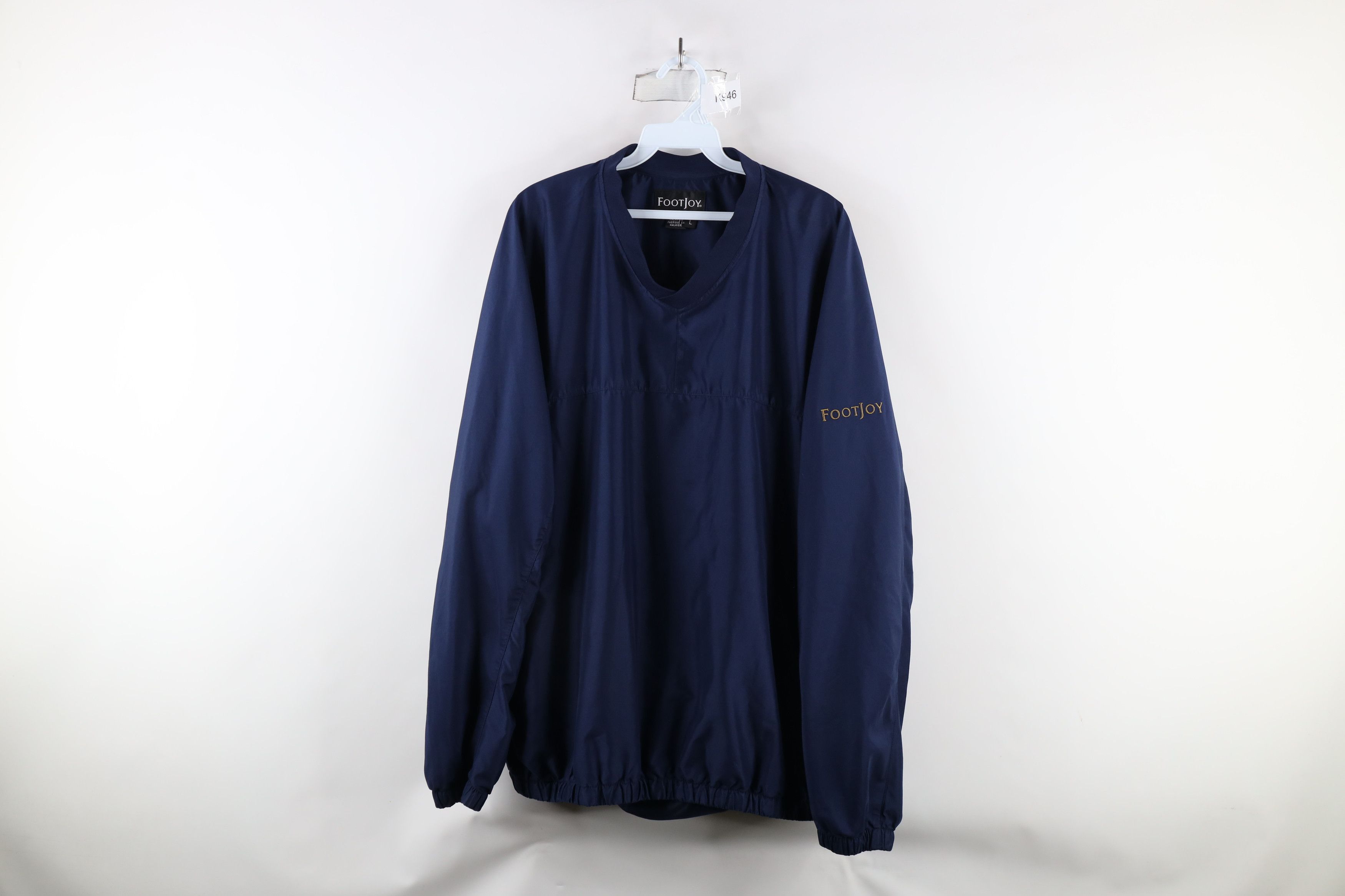 Footjoy × Vintage Vintage FootJoy Golf Pullover Windbreaker Jacket Navy Blue Size US L / EU 52-54 / 3 - 1 Thumbnail