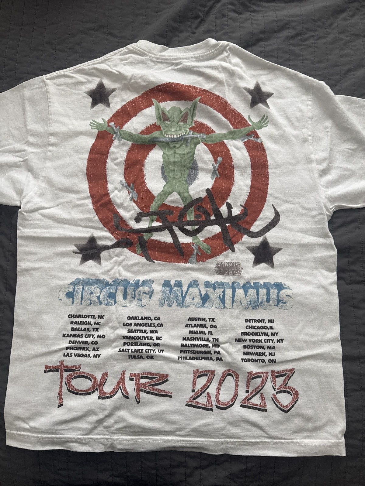 Travis Scott Travis Scott Utopia Tour Tee Size US L / EU 52-54 / 3 - 1 Thumbnail