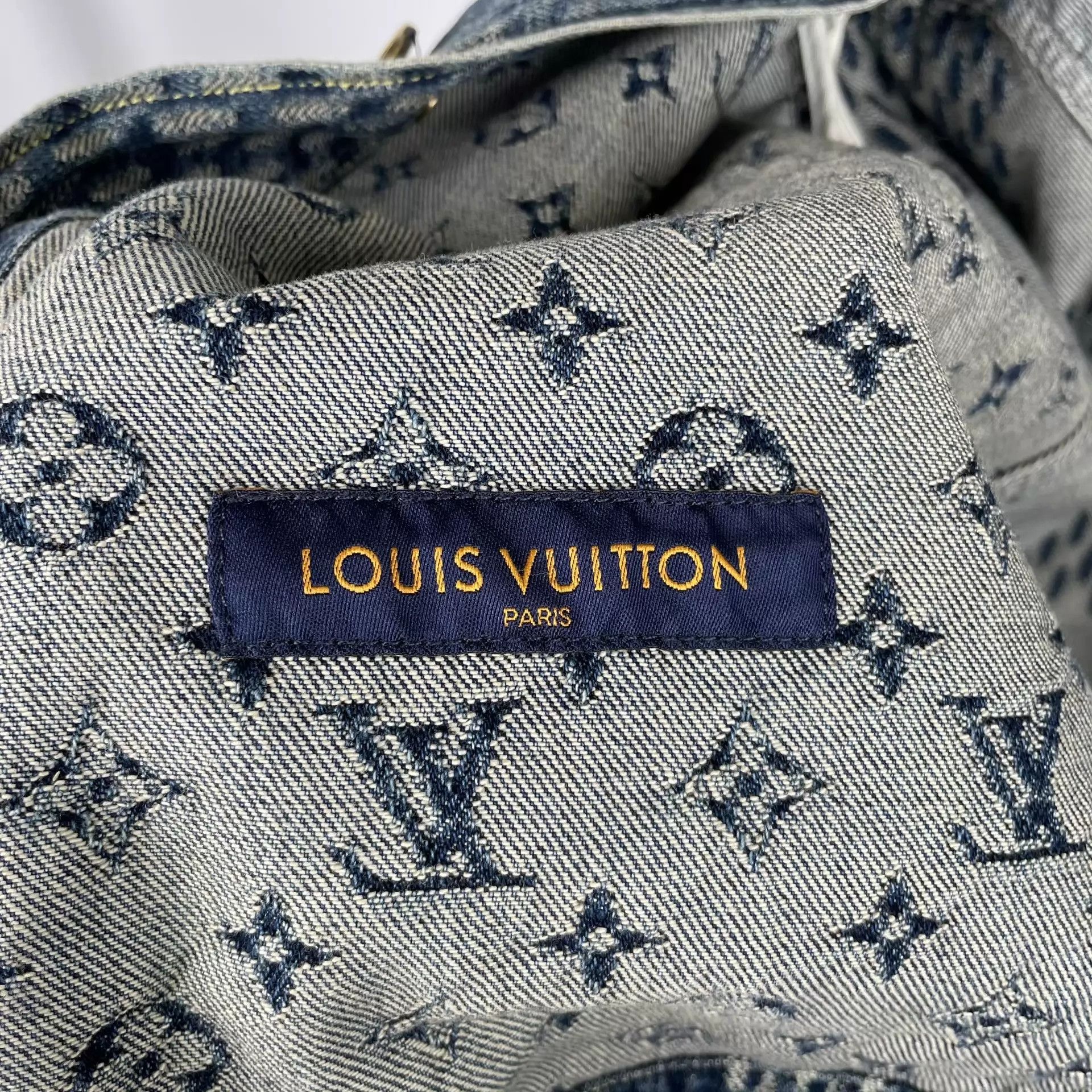 Louis Vuitton LV x Nigo Monogram Denim Jacket 44 Size US S / EU 44-46 / 1 - 3 Thumbnail