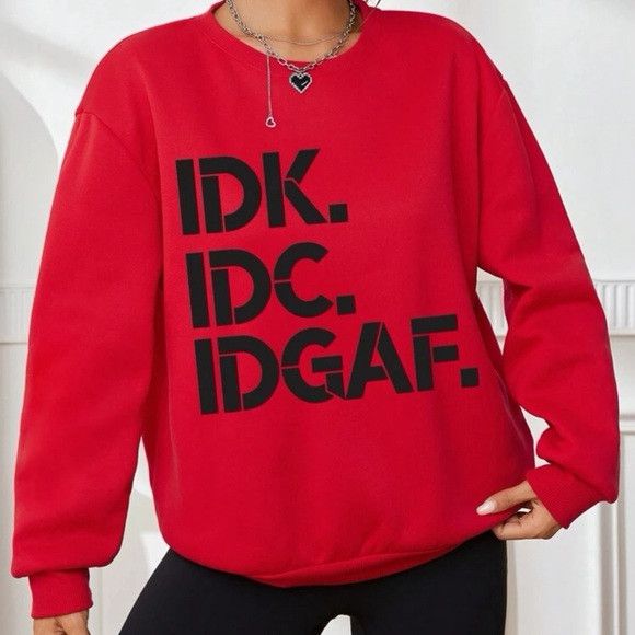 Other Slogan Graphic Drop Shoulder Sweatshirt Size L / US 10 / IT 46 - 2 Thumbnail