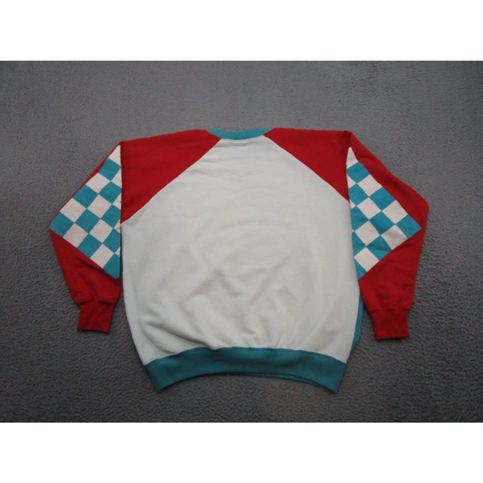 Asics VTG 90s Asics Checkered USA Olympics Pullover Sweatshirt Multicolor Hooded Men XL Colorblock Sweatshirt Mens Size US XL / EU 56 / 4 - 7 Thumbnail