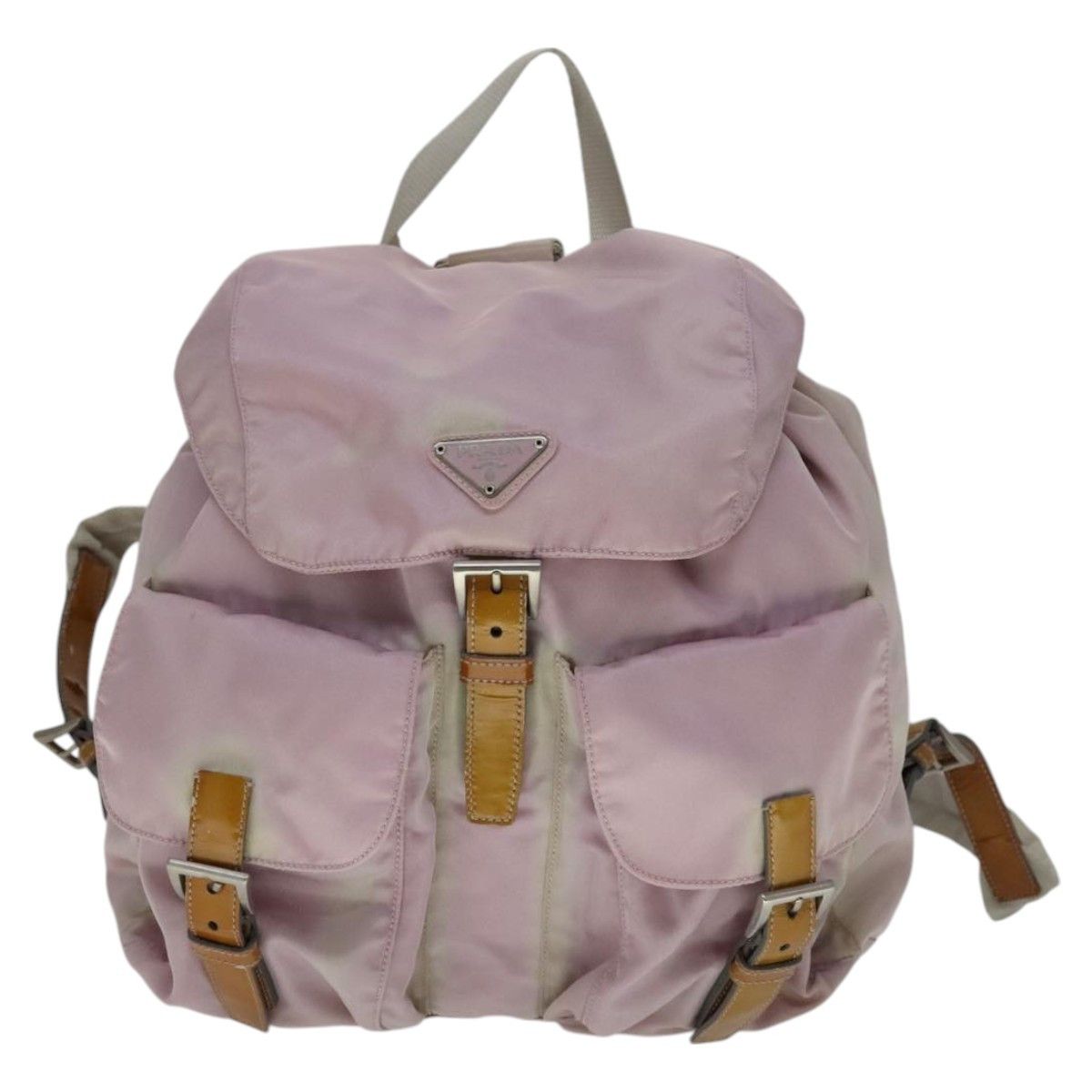 Prada Re-Nylon Pink Synthetic Backpack Bag (Pre-Owned) Size ONE SIZE - 1 Thumbnail