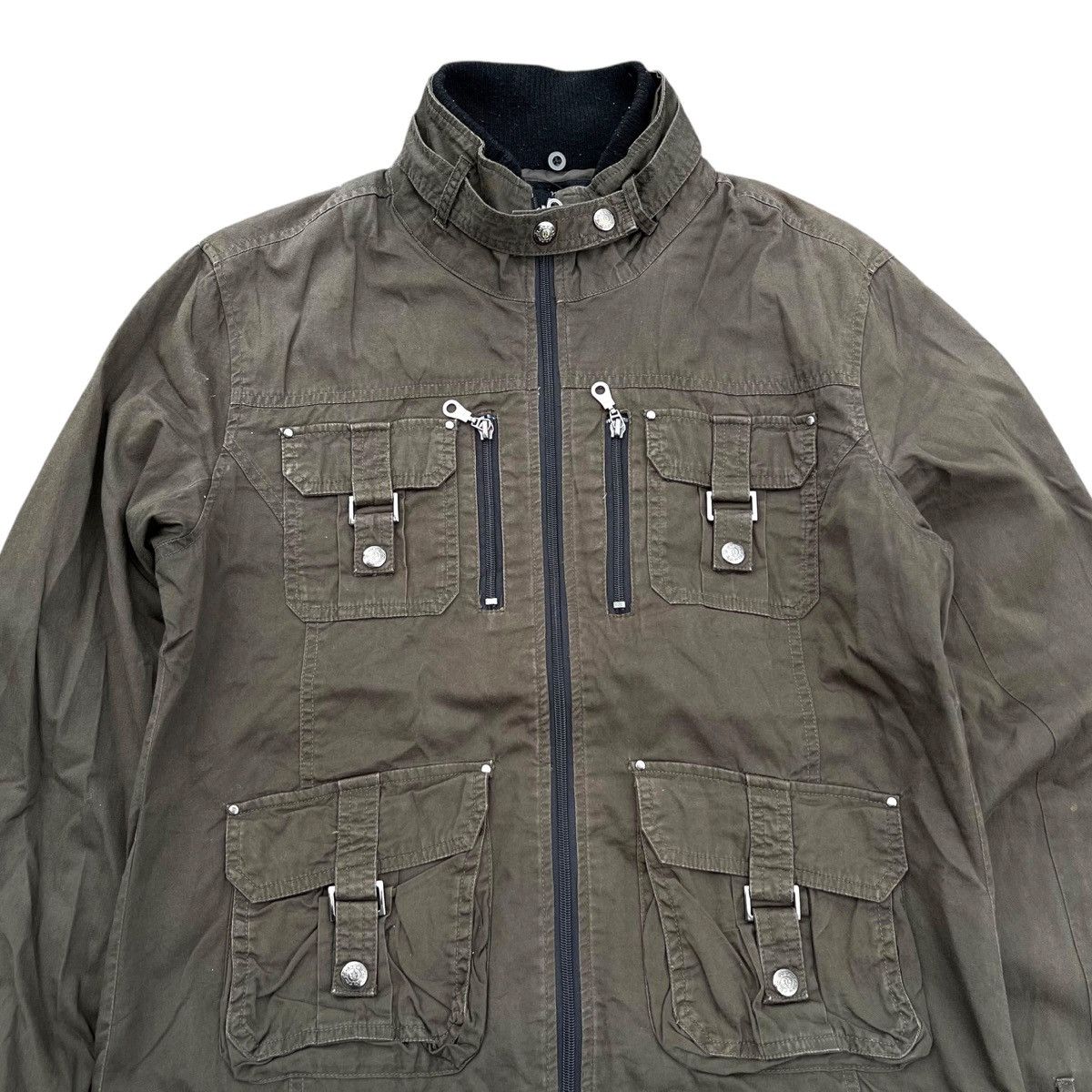 If Six Was Nine × Japanese Brand × Le Grande Bleu (L.G.B.) 2000s Bareback Realdress Bondage Gothic Lgb Goa Bono Jacket Size US L / EU 52-54 / 3 - 4 Thumbnail
