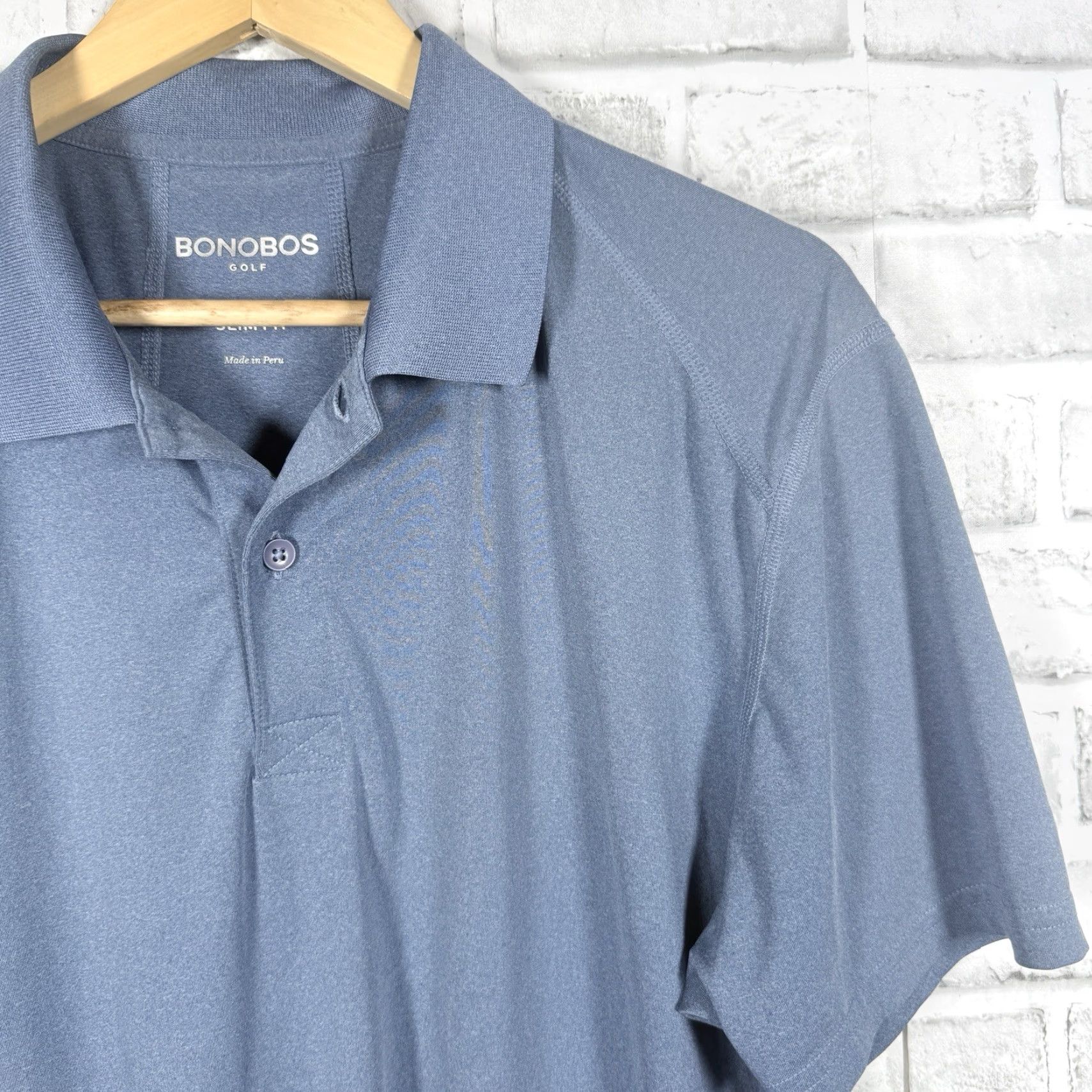 Bonobos Bonobos Slim Fit Blue Casual Polo Shirt Mens L Size US L / EU 52-54 / 3 - 2 Thumbnail