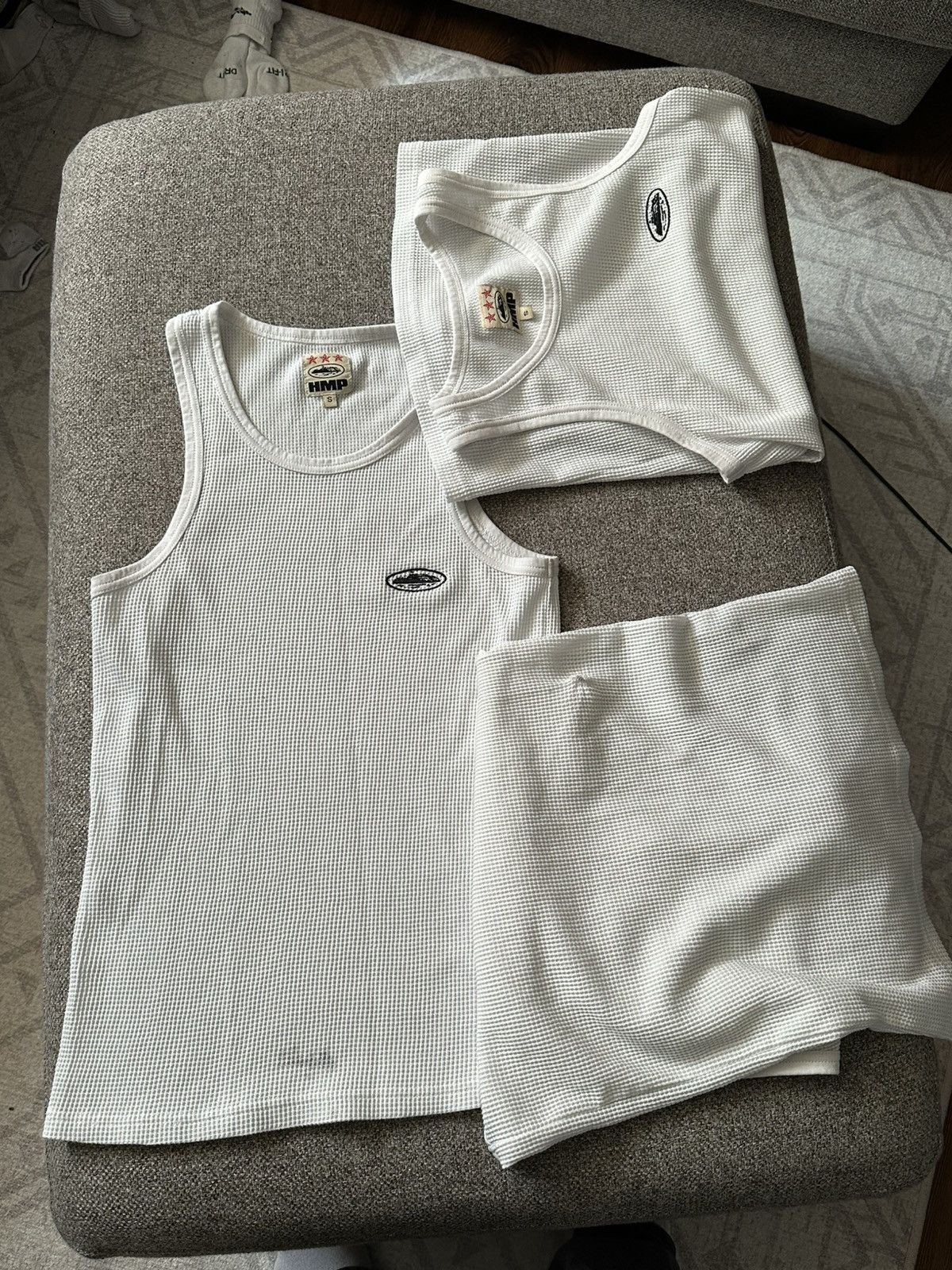 Corteiz CORTEIZ Tank Top White small logo size S-M | Grailed