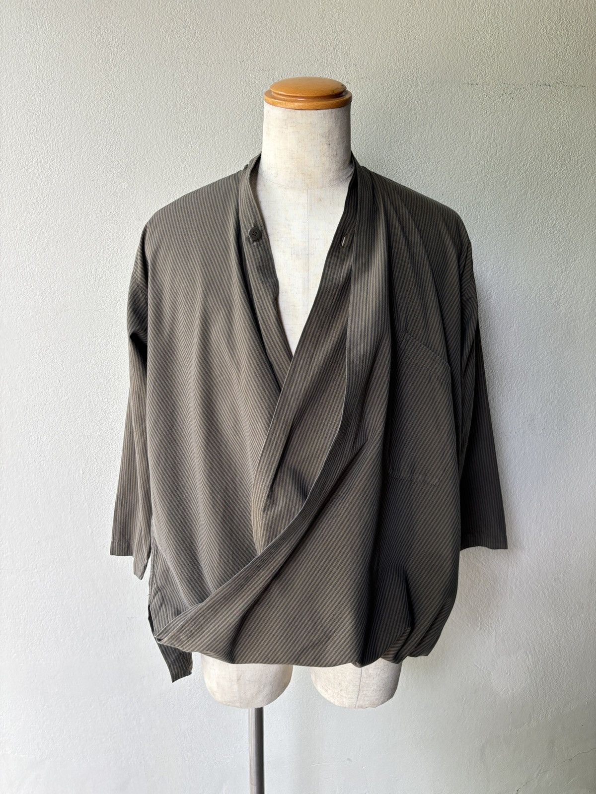Issey Miyake Issey Miyake Permanent wrapped strips shirt. Size US M / EU 48-50 / 2 - 23 Thumbnail