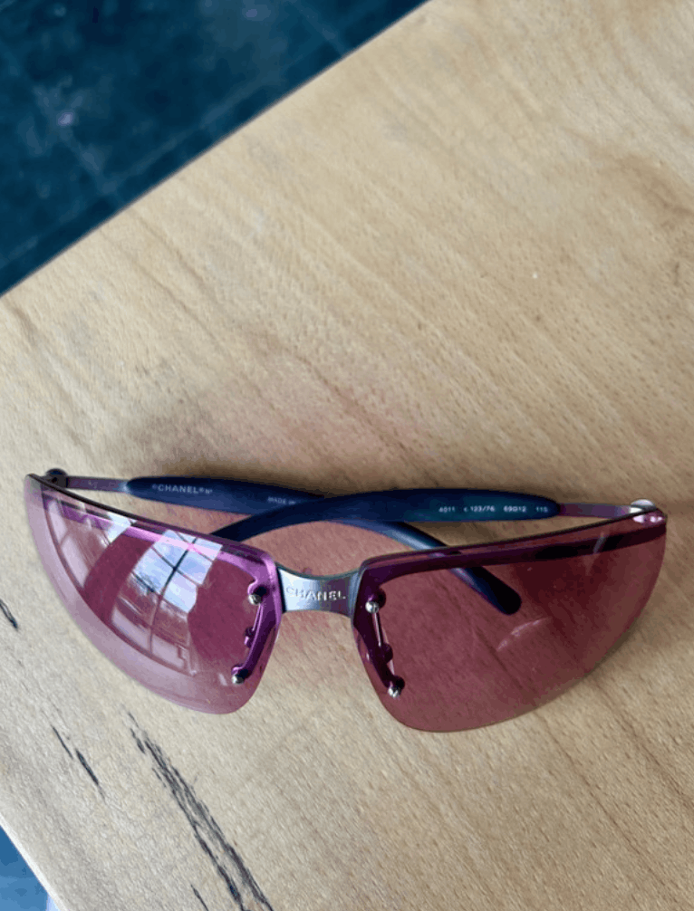 Chanel × Vintage CHANEL Sunglasses 4011 Rimless Rhinestone 4017 Vintage Size ONE SIZE - 2 Thumbnail