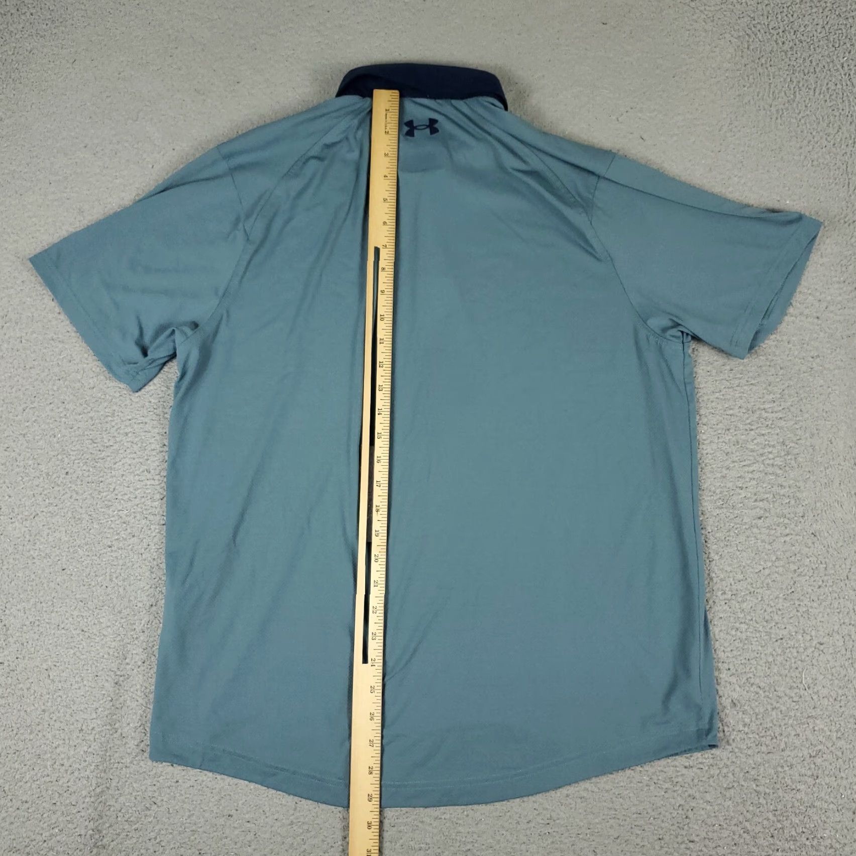 Under Armour Under Armour Polo Shirt Mens Large Blue Short Sleeve Golf Activewear Size US L / EU 52-54 / 3 - 3 Thumbnail