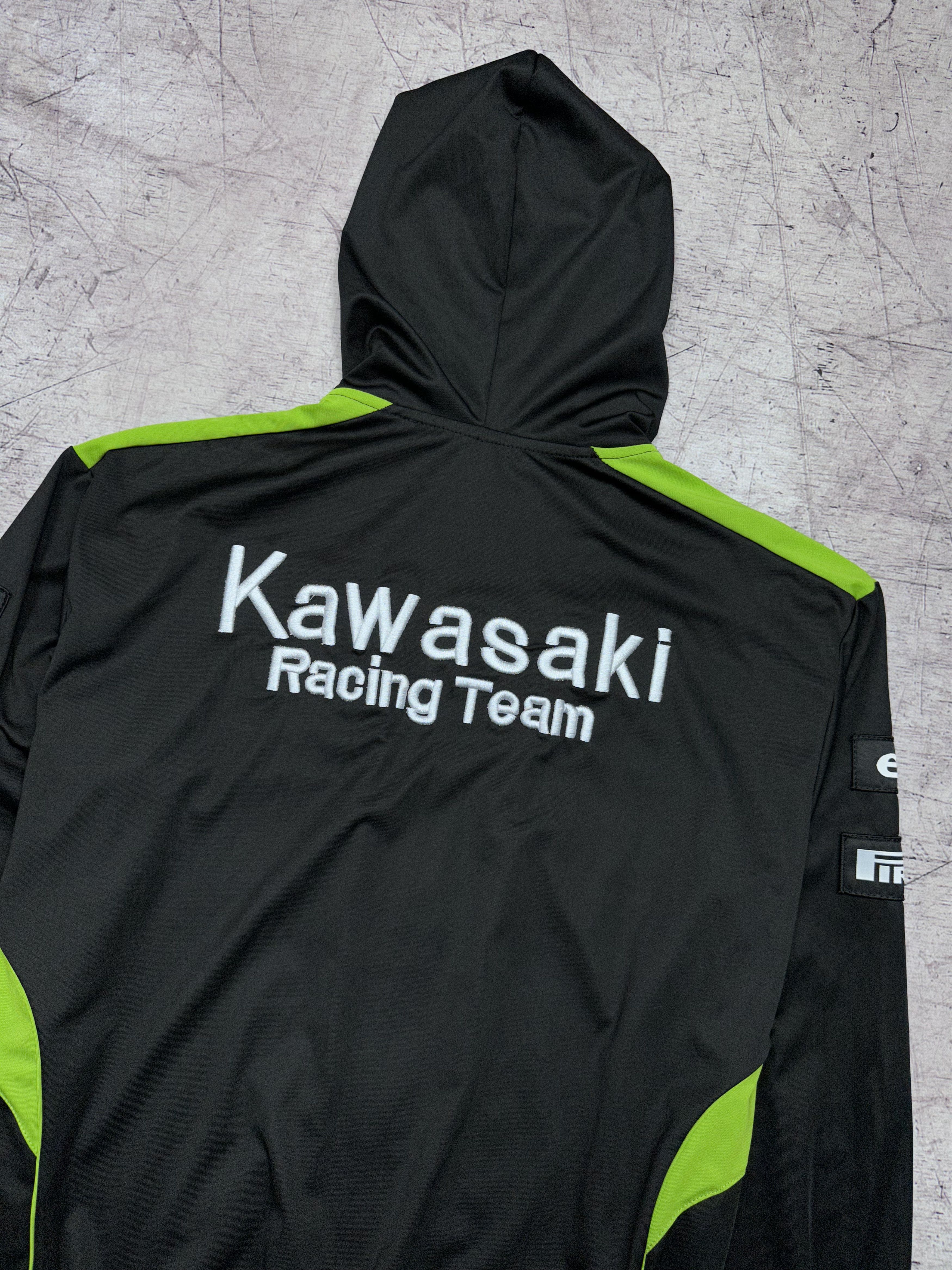 Japanese Brand Kawasaki Racing Team Vintage Mens Zip Hoodie Size US XXL / EU 58 / 5 - 10 Thumbnail