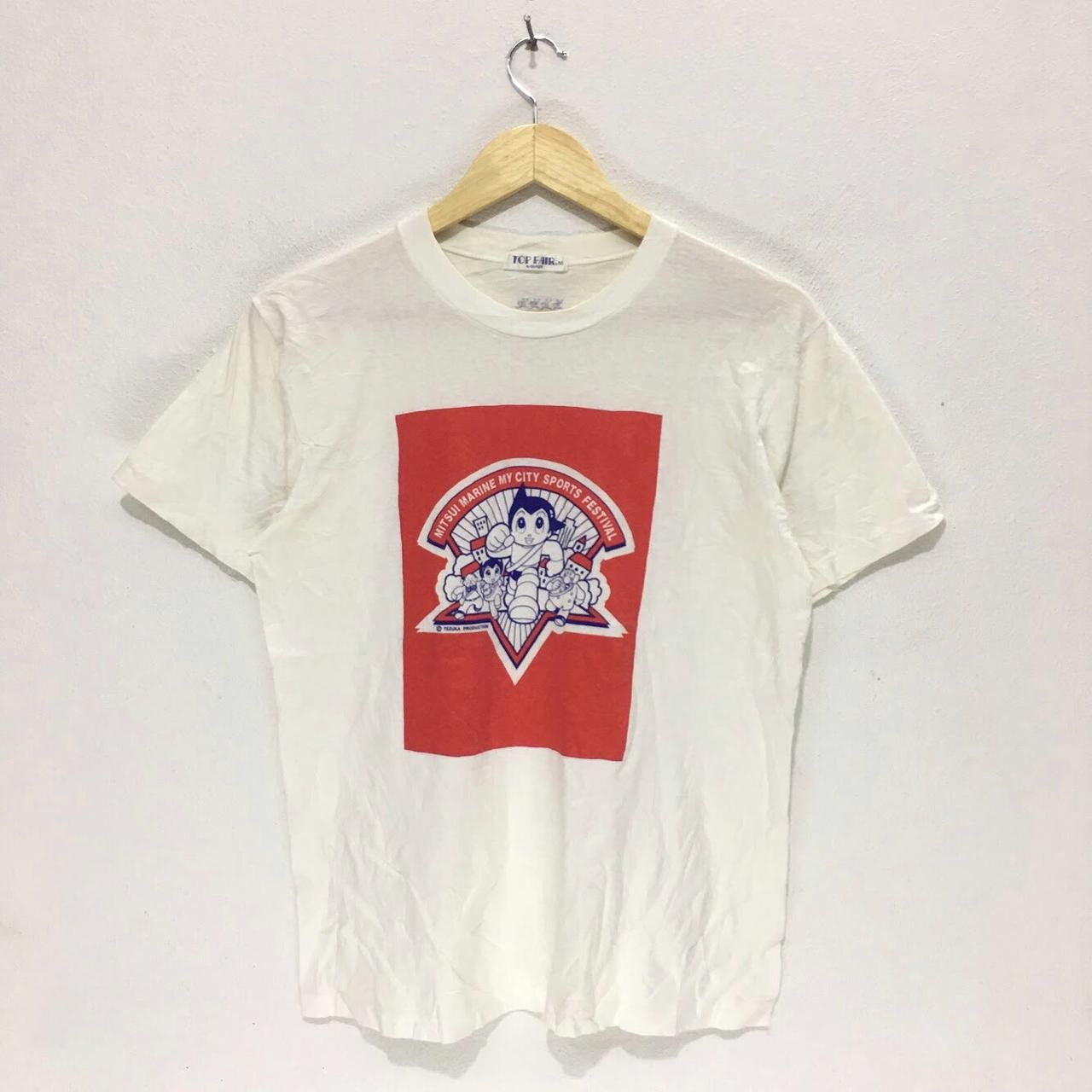 Anime Vintage ASTRO BOY Mighty Atom Anime Cartoon Mitsui Size US M / EU 48-50 / 2 - 1 Thumbnail
