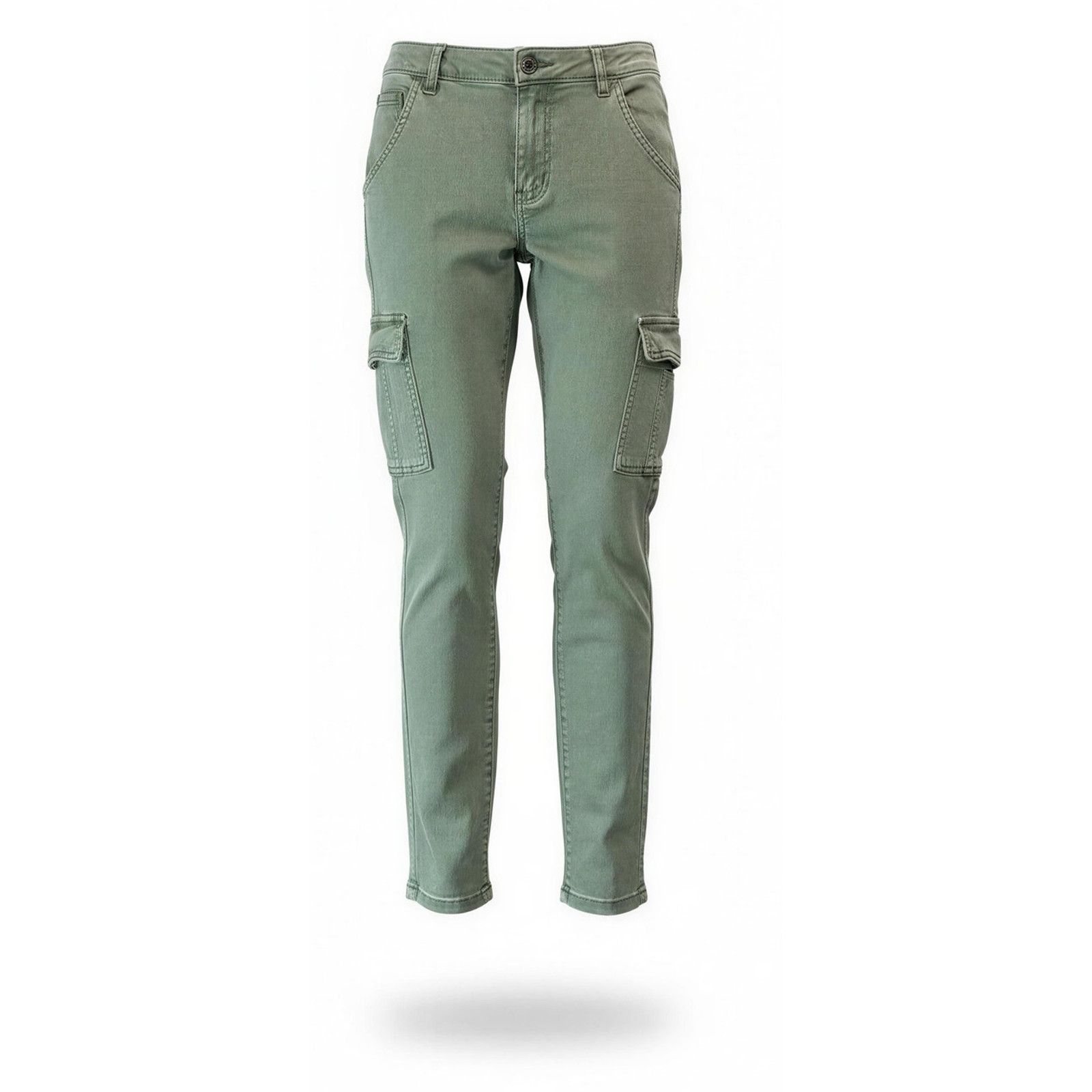 Spanx SPANX Cargo Pants Womens Small Green Utility Stretch Size 26" / US 2 / IT 38 - 1 Thumbnail