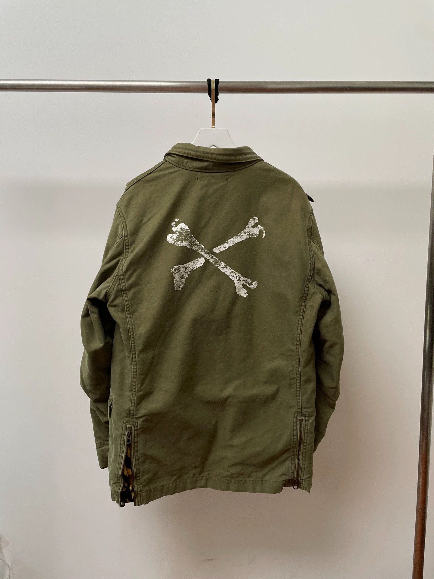 Wtaps WTAPS 11AW M65 Tiger-Lined Bone Print Jacket Size US L / EU 52-54 / 3 - 1 Thumbnail