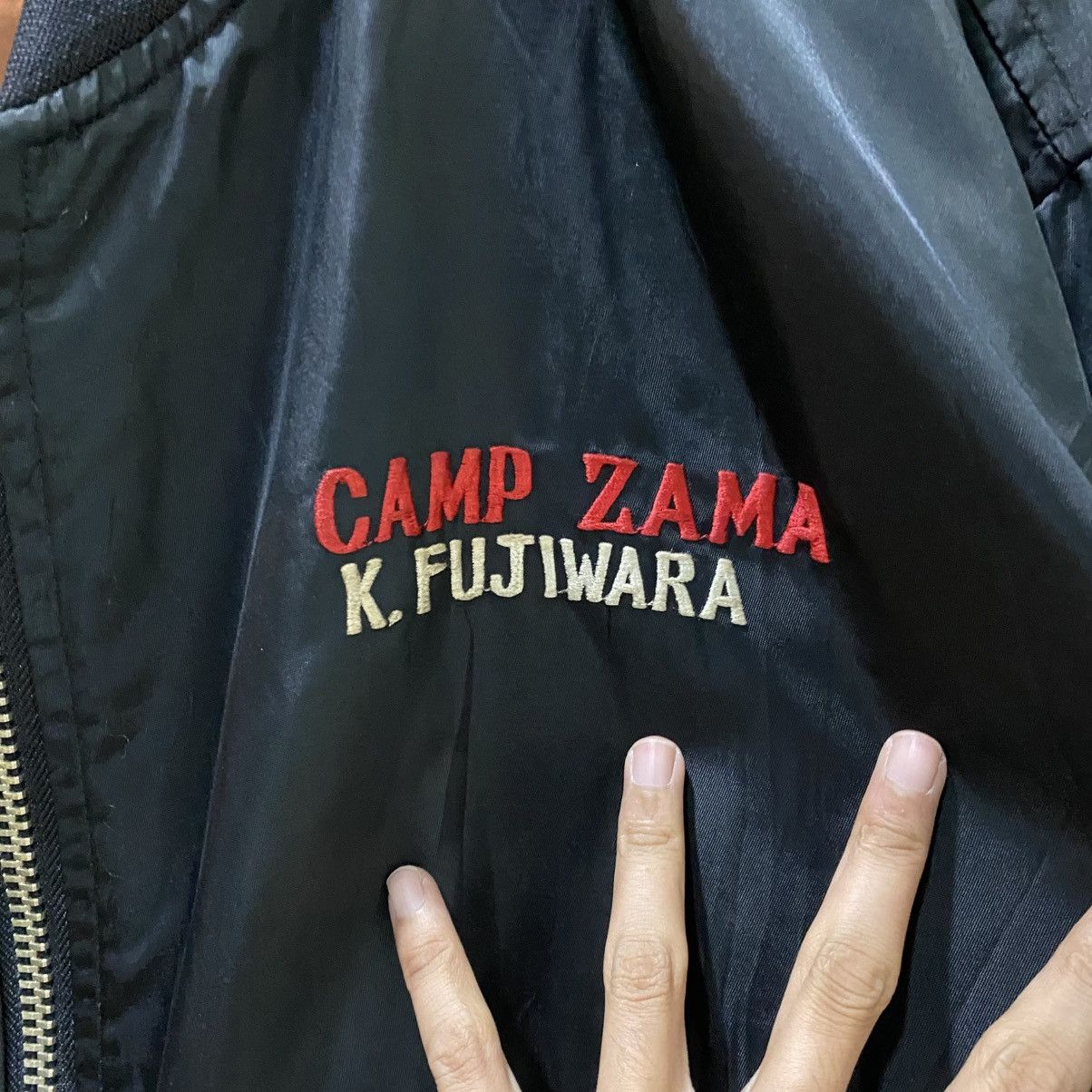 Japanese Brand .U.S .ARMY JAPAN BY CAMP ZAMA K.FUJIWARA BOMBER JACKETS Size US L / EU 52-54 / 3 - 11 Thumbnail