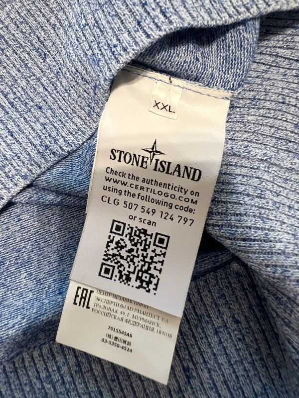 Stone Island sweater lniany len lin Stone Island XXL rare Size US XXL / EU 58 / 5 - 6 Thumbnail
