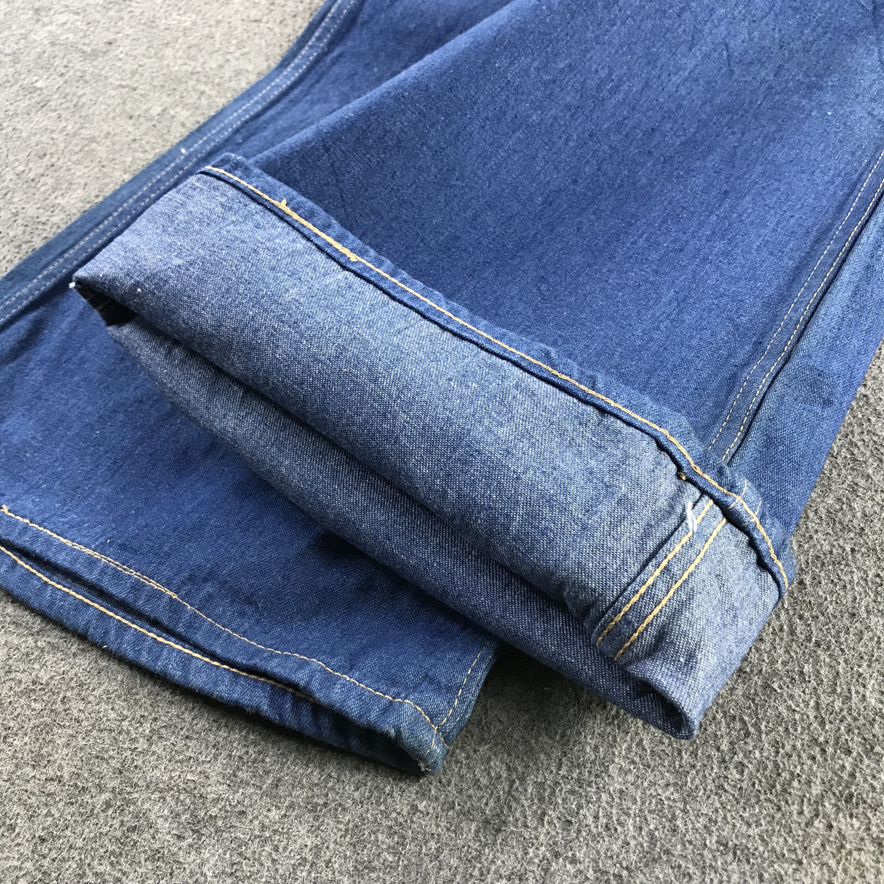 Japanese Brand Vintage Thomaston Flare Jeans Bell Bottom Denim KJ3389 Size 23" - 6 Thumbnail