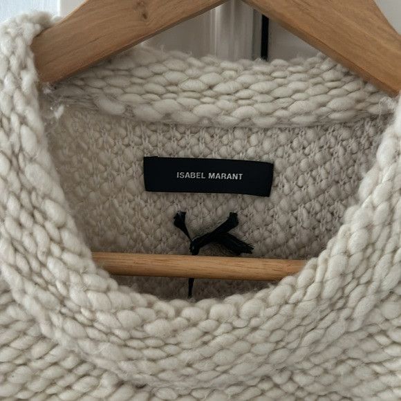 Isabel Marant Isabel Marant Off-White Wool Sybille Sweater 38 Size XS / US 0-2 / IT 36-38 - 5 Thumbnail