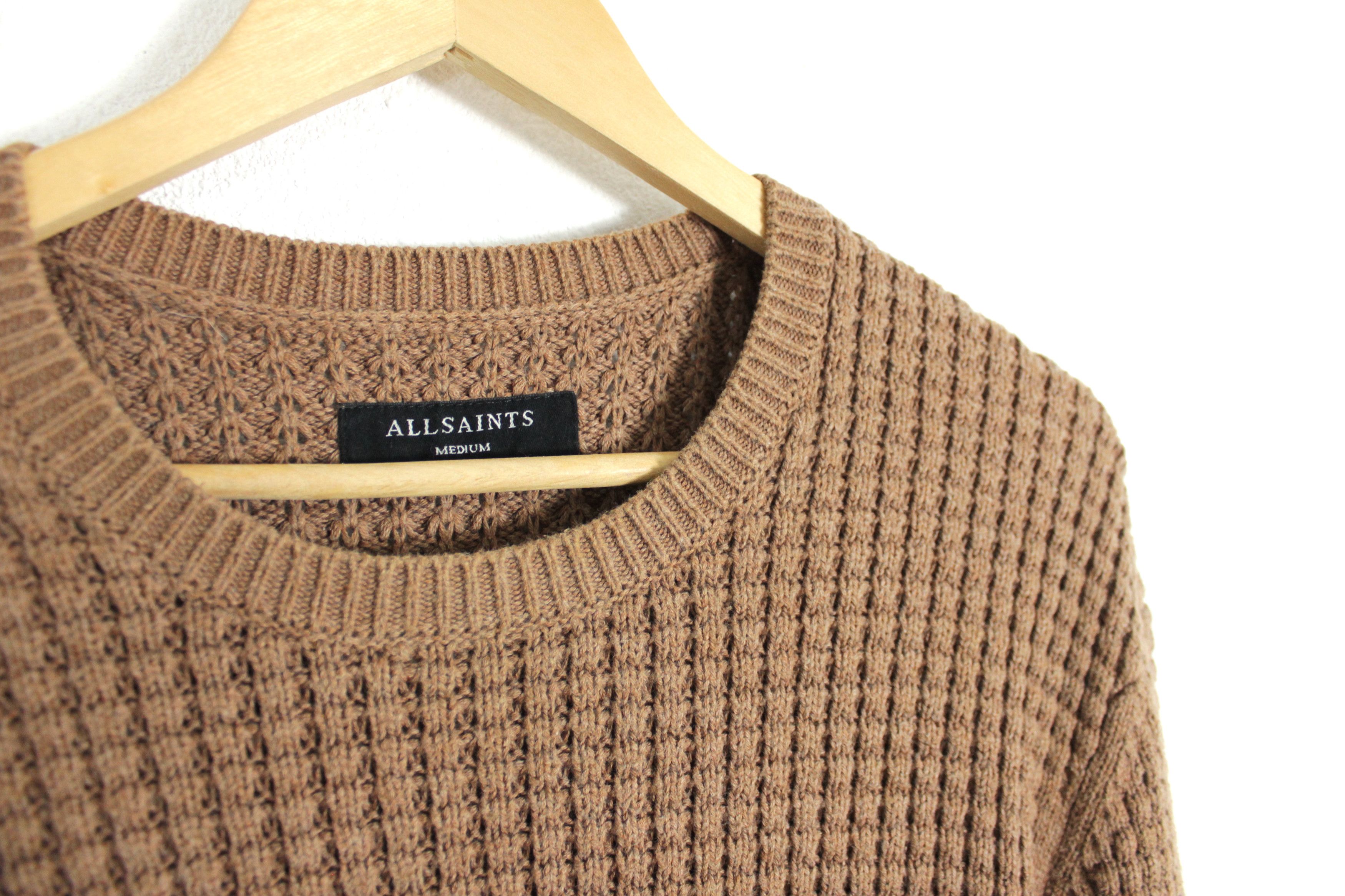 Allsaints All Saints Kargg Crew Jumper Thick Knit Sweater NZ Size US M / EU 48-50 / 2 - 3 Thumbnail