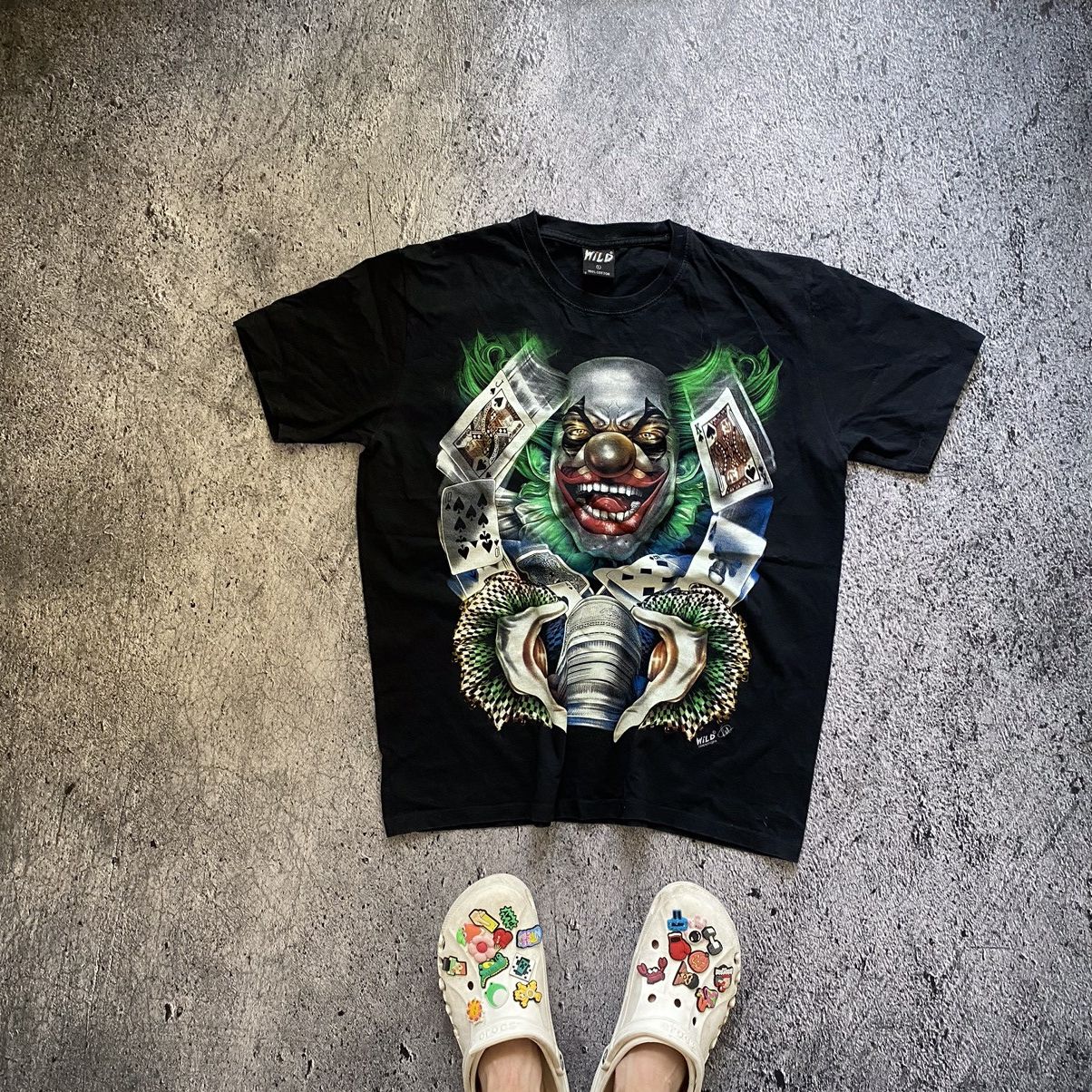 DC Comics × Vintage Vintage Joker Batman Big Logo Tshirt 3D Print Face Size US M / EU 48-50 / 2 - 4 Thumbnail