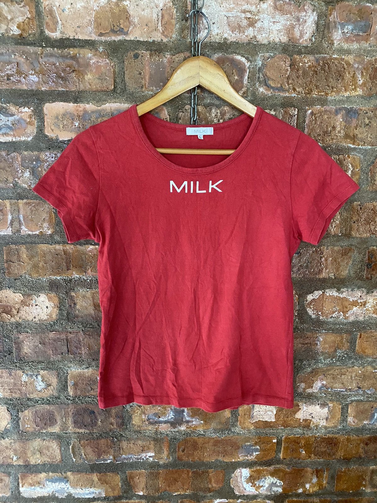 20471120 90's MILK , MILK BOY center spell out tee Size M / US 6-8 / IT 42-44 - 6 Thumbnail