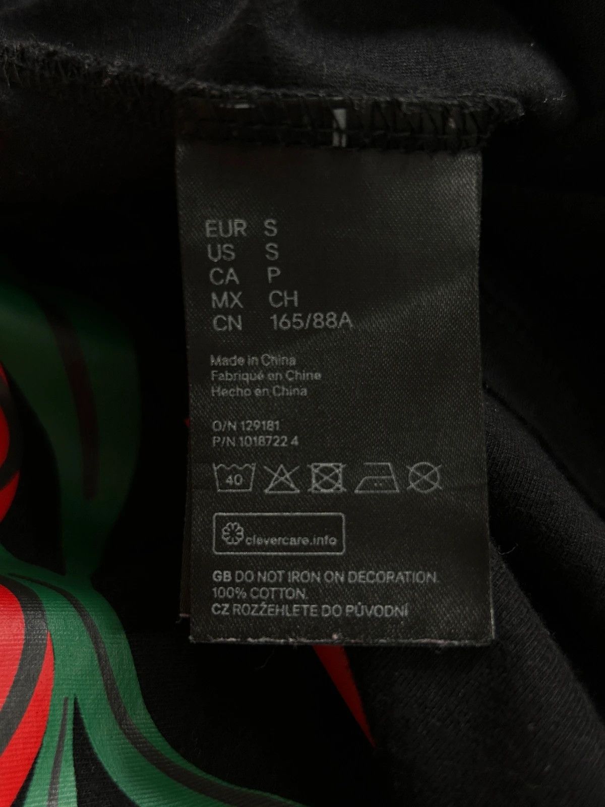 No Fear No Fear x H&M tee black big logo print spellout skate Size US S / EU 44-46 / 1 - 7 Thumbnail