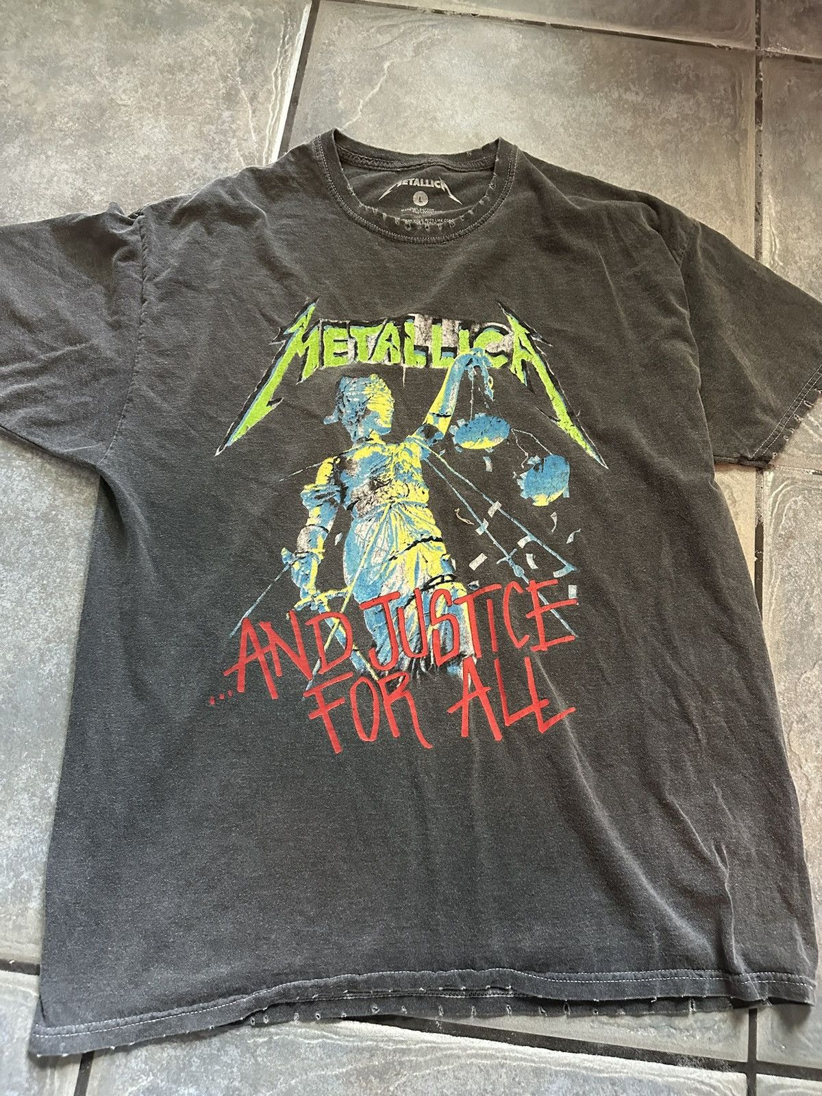 Metallica Vintage Metallica Justice Tee Size US L / EU 52-54 / 3 - 1 Thumbnail