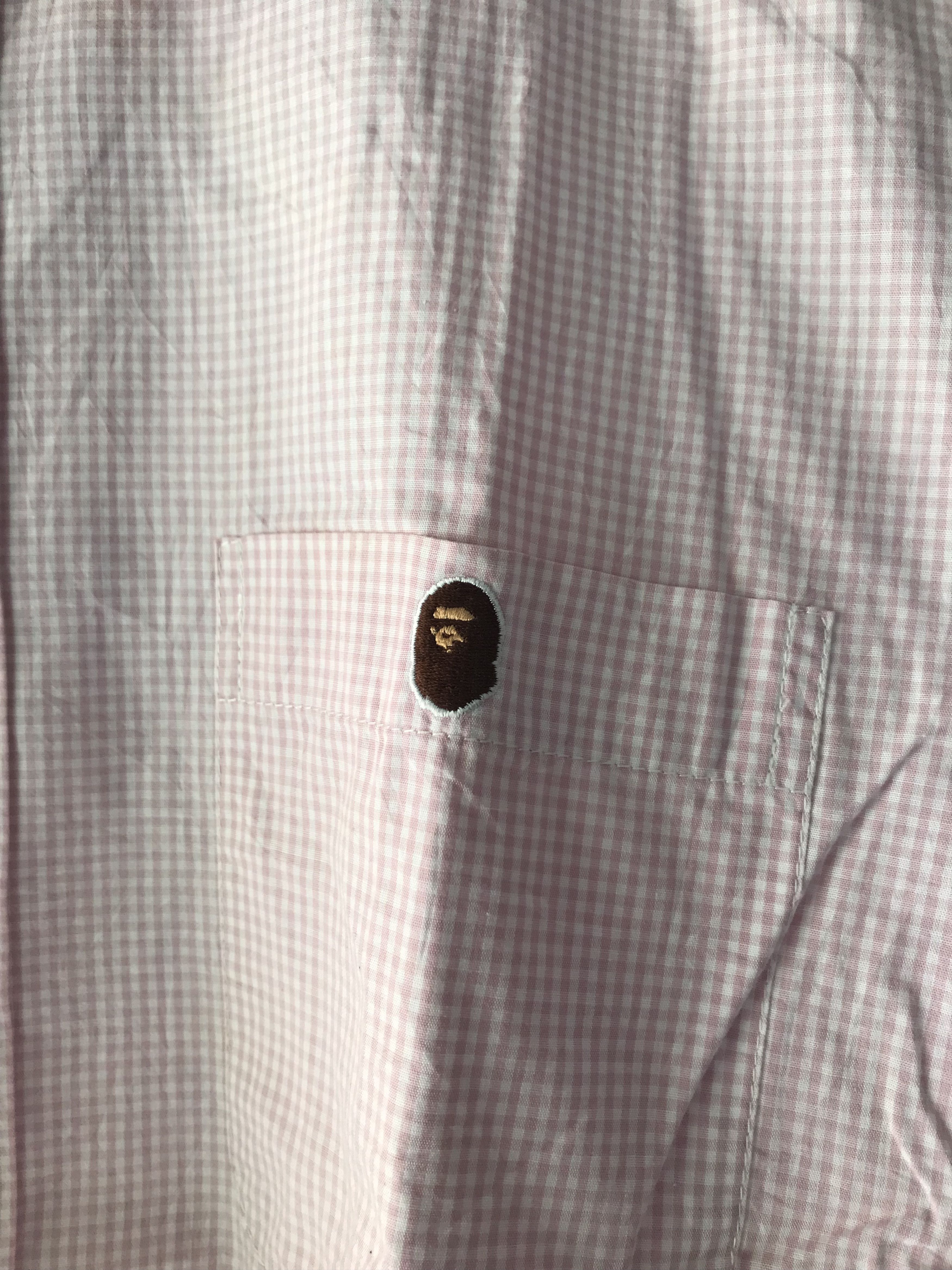 Bape × Vintage Vintage Bape Shirts Size US S / EU 44-46 / 1 - 3 Thumbnail