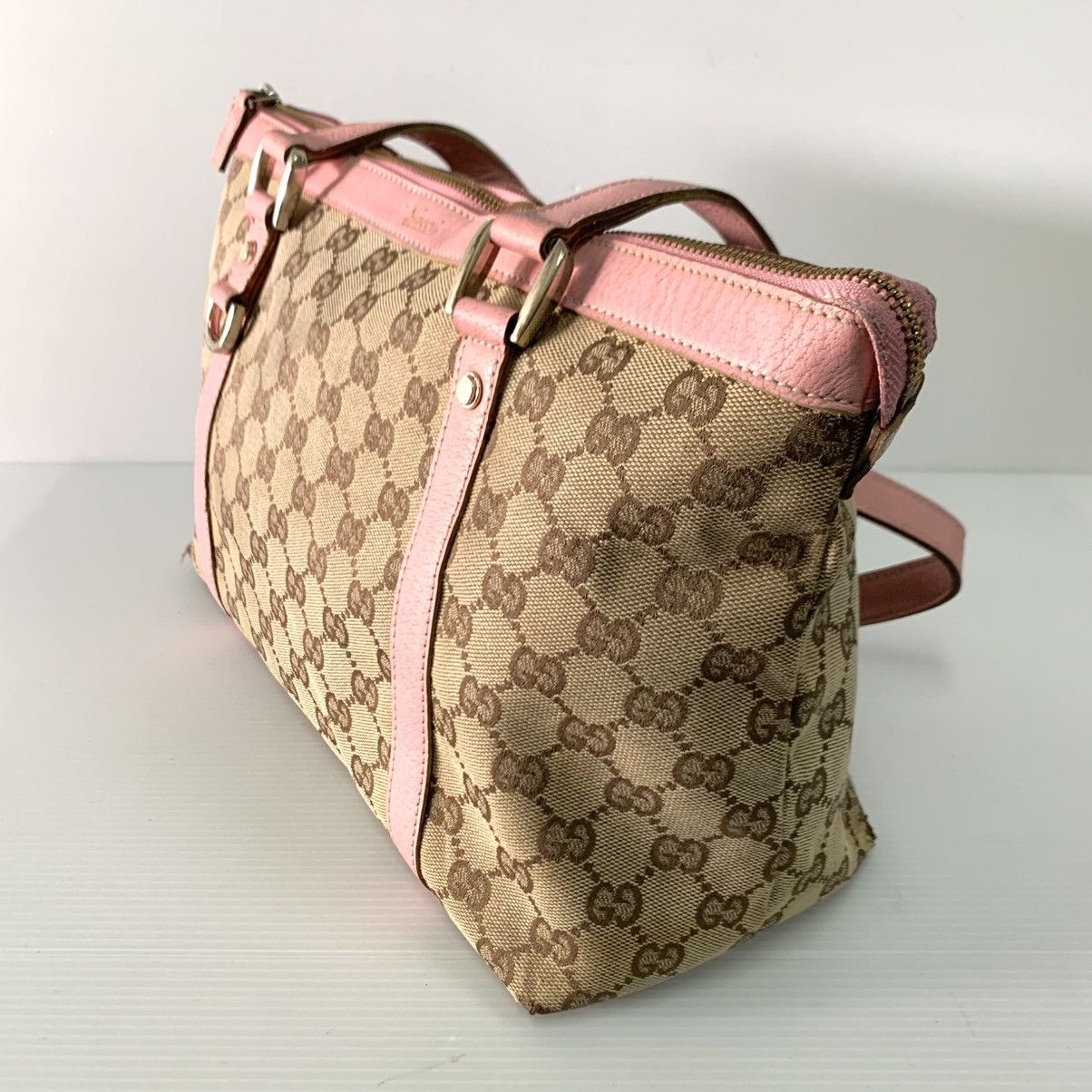 Gucci Gucci Monogram Shoulder Tote Bag Pre-Owned Size ONE SIZE - 3 Thumbnail
