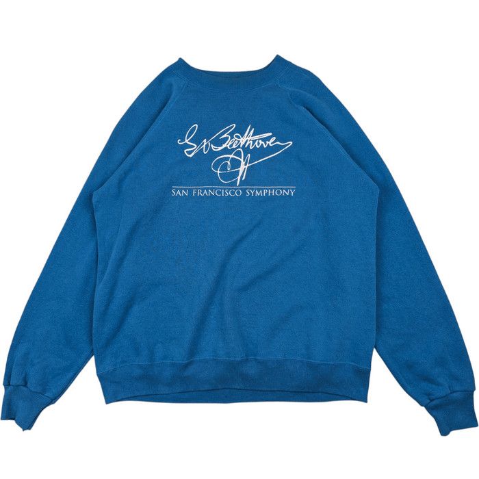 Hanes Vintage 90's SAN FRANCISCO SYMPHONY Jumper Sweatshirt Size US L / EU 52-54 / 3 - 2 Thumbnail