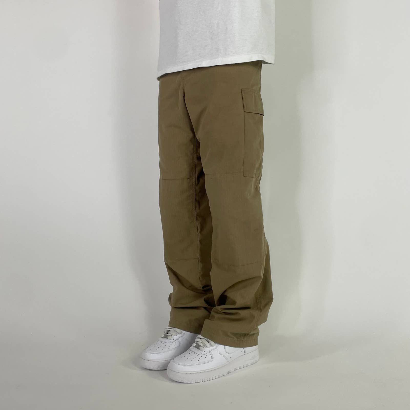Japanese Brand × Vintage Y2K LA Tactical Gear Baggy Desert Tan Cargo Pants Size US 36 / EU 52 - 1 Thumbnail