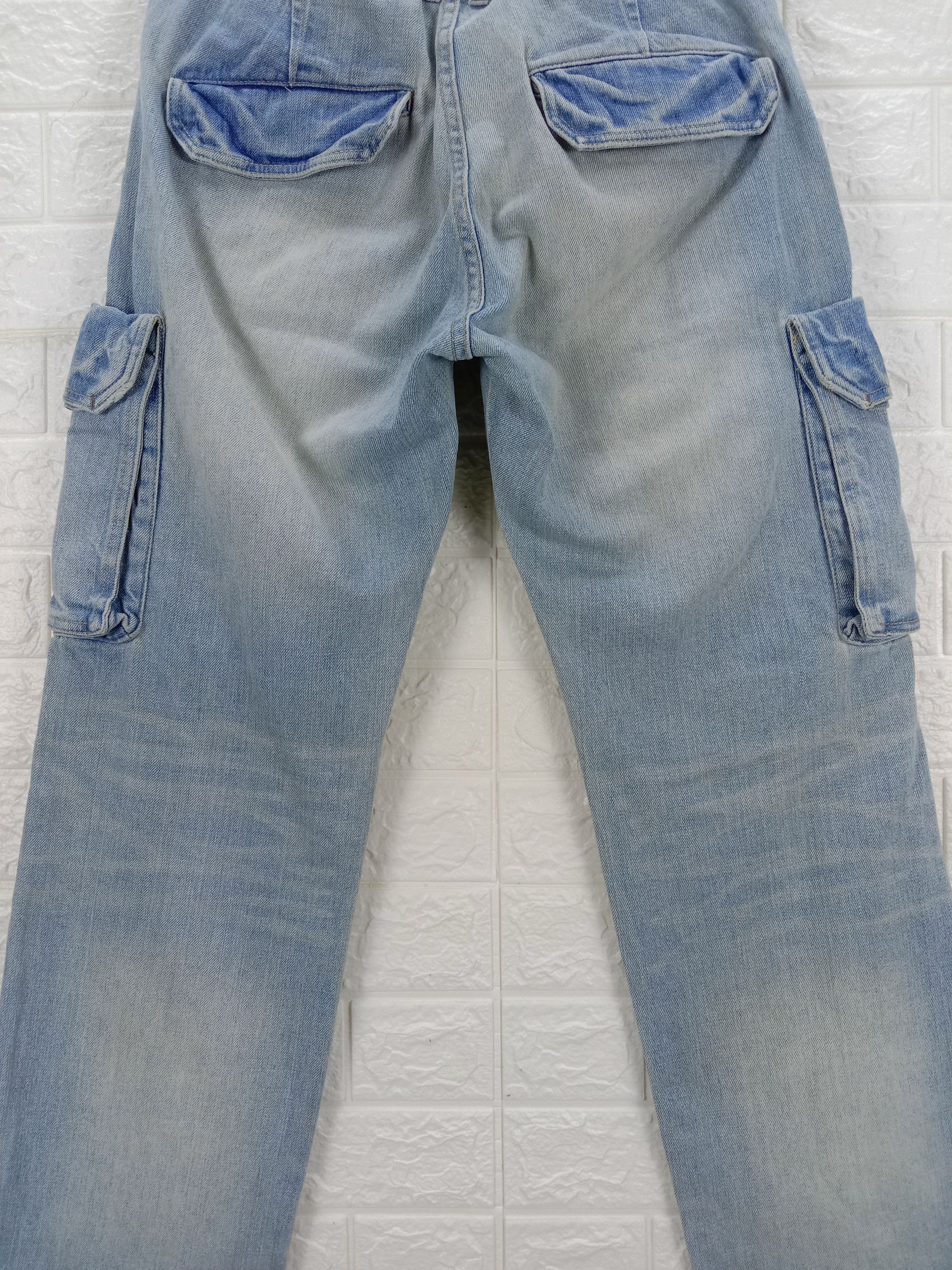 Global Work Vintage Global Work Multi Pocket Cargo Jeans Size US 30 / EU 46 - 7 Thumbnail