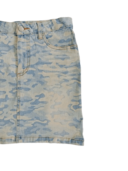 Japanese Brand Vintage Unbrand Camo Mini Skirt Japanese Brand Size 28" / US 6 / IT 42 - 3 Thumbnail