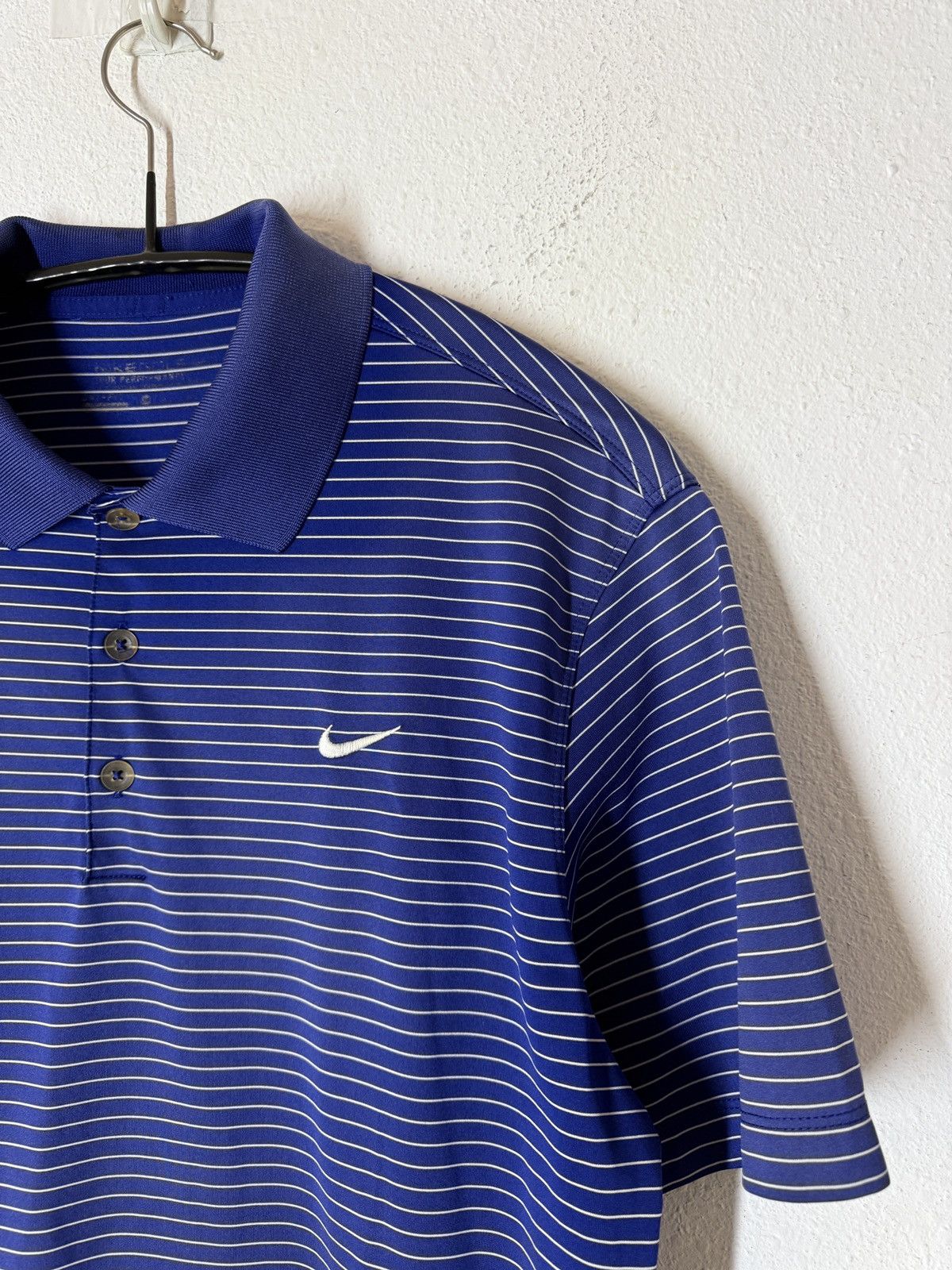 Nike Vintage Nike Polo Shirt Striped Size US M / EU 48-50 / 2 - 2 Thumbnail